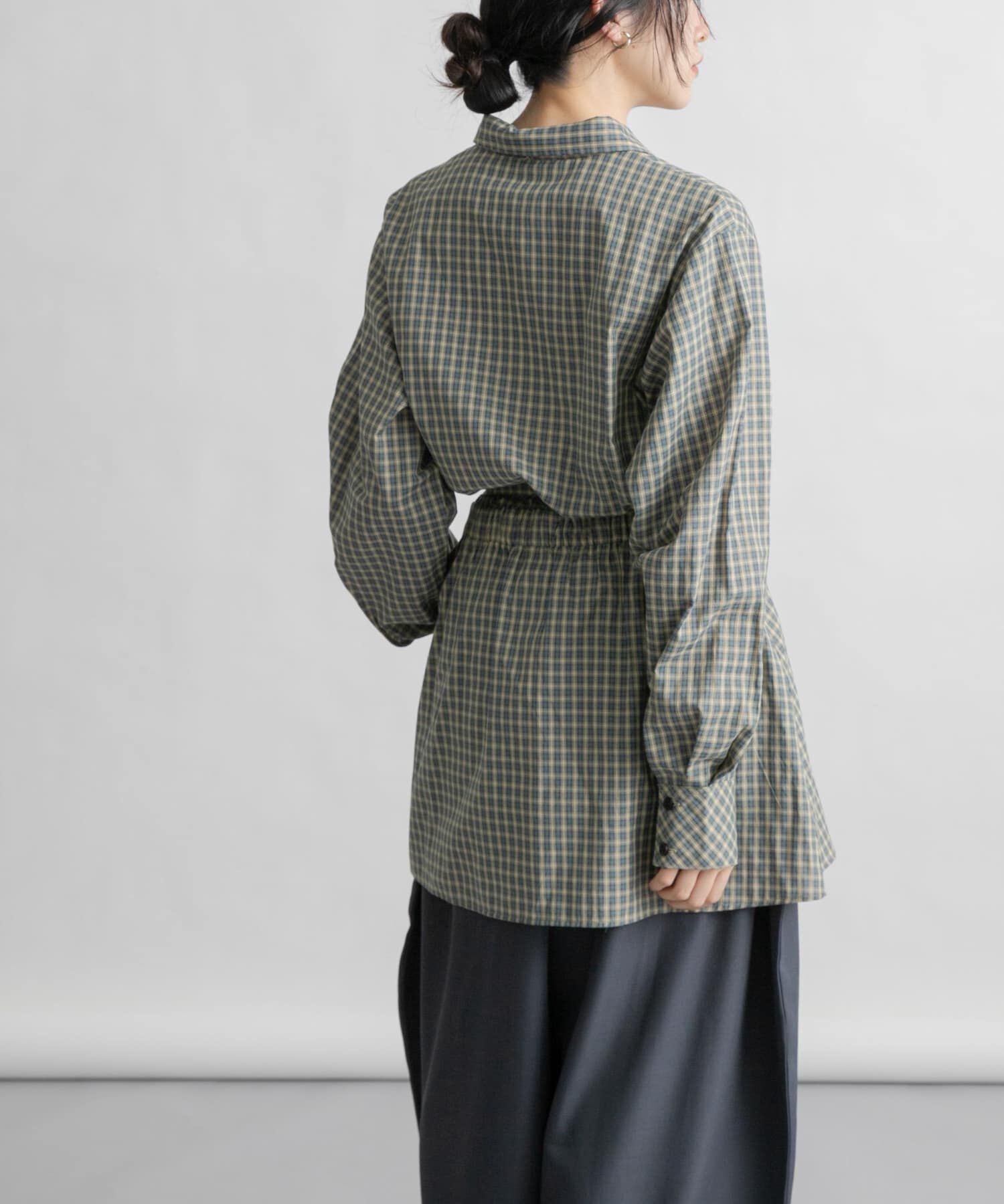  「ウエストマークチェックシャツ」|シャツ・ブラウス|