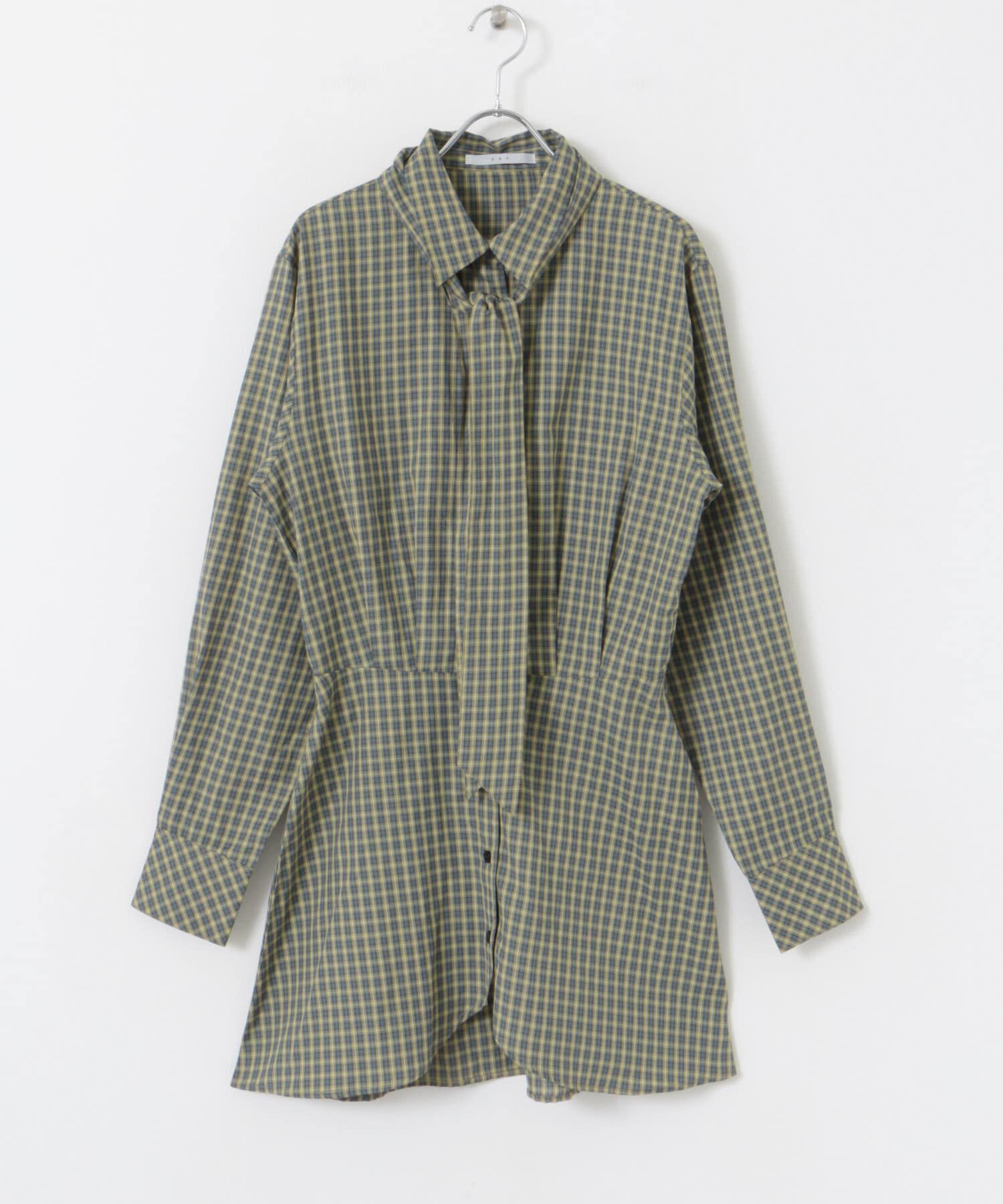  「ウエストマークチェックシャツ」|シャツ・ブラウス|