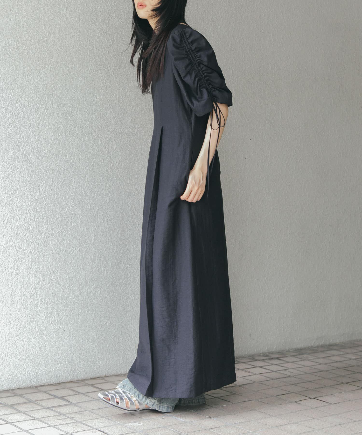  「『2サイズ展開』ドロストスリーブワンピース」|ワンピース|