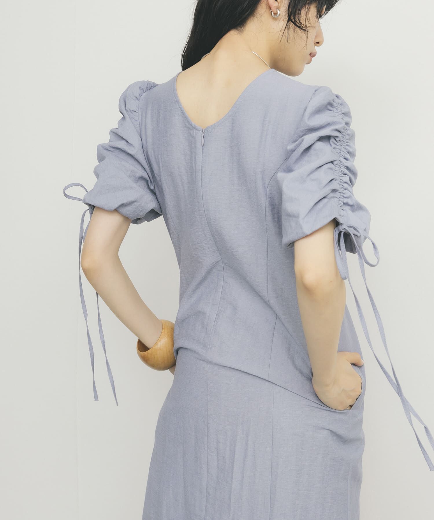  「『2サイズ展開』ドロストスリーブワンピース」|ワンピース|