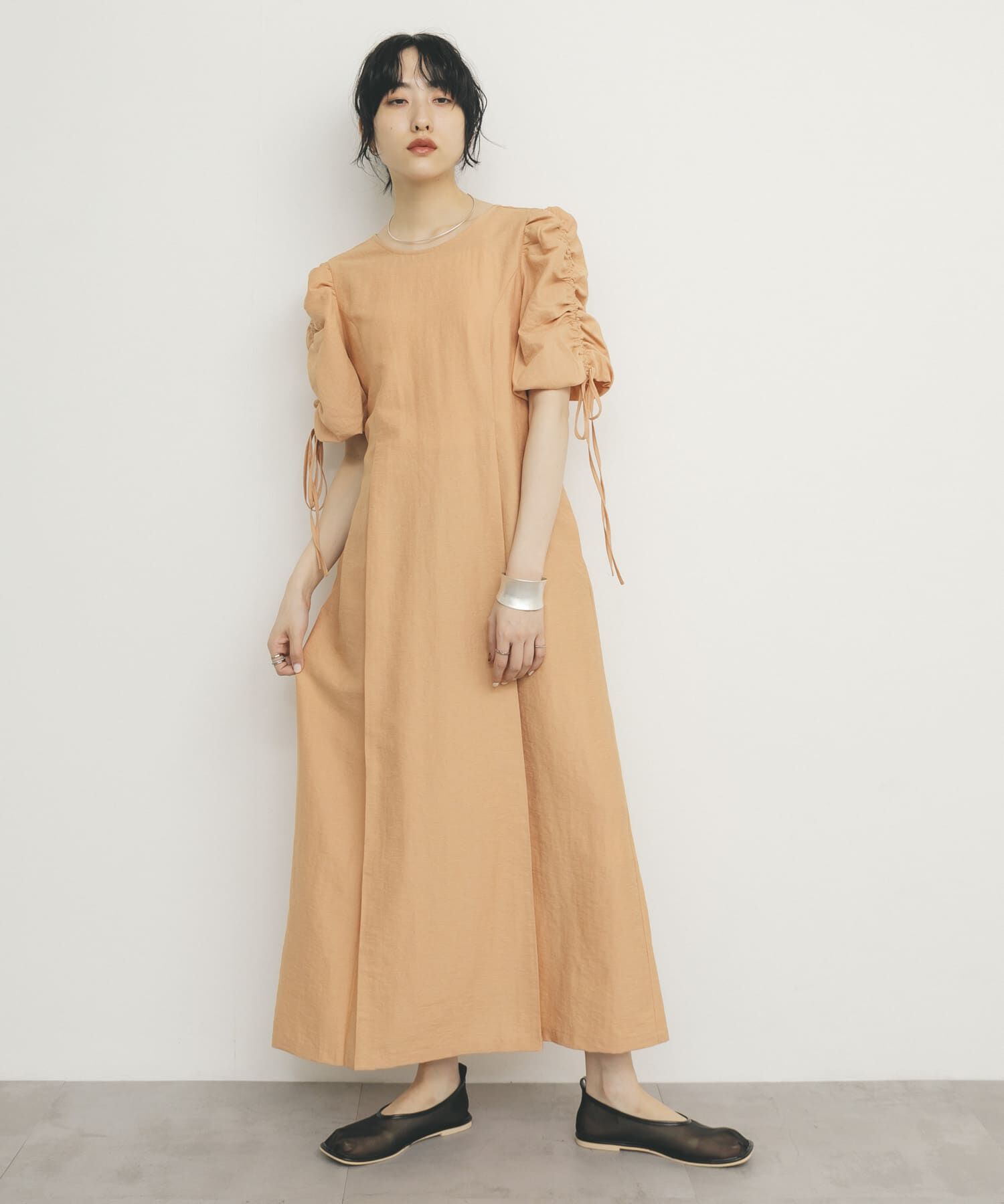  「『2サイズ展開』ドロストスリーブワンピース」|ワンピース|