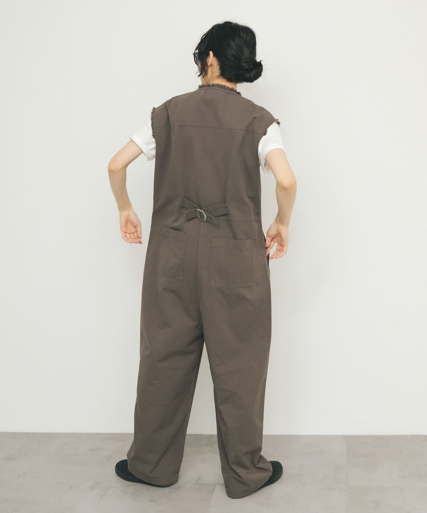  「フロントZIPジャンプスーツ」|スカート|