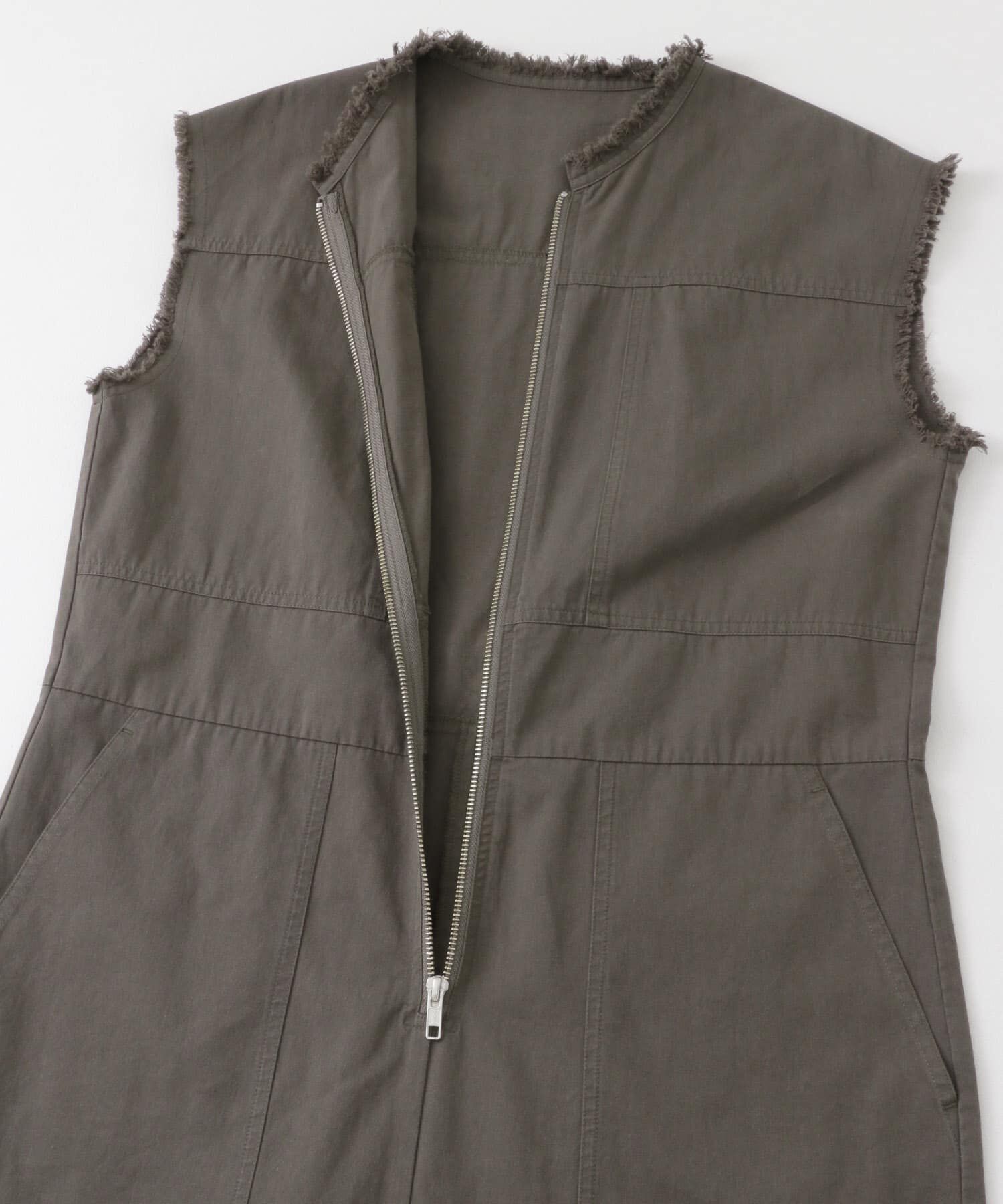  「フロントZIPジャンプスーツ」|スカート|