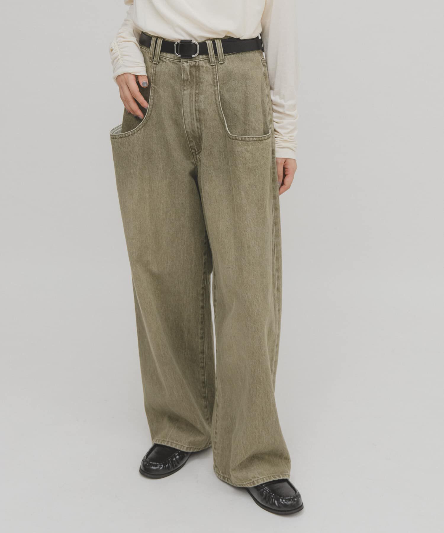  「ホールレスレザーベルト」|ベルト|