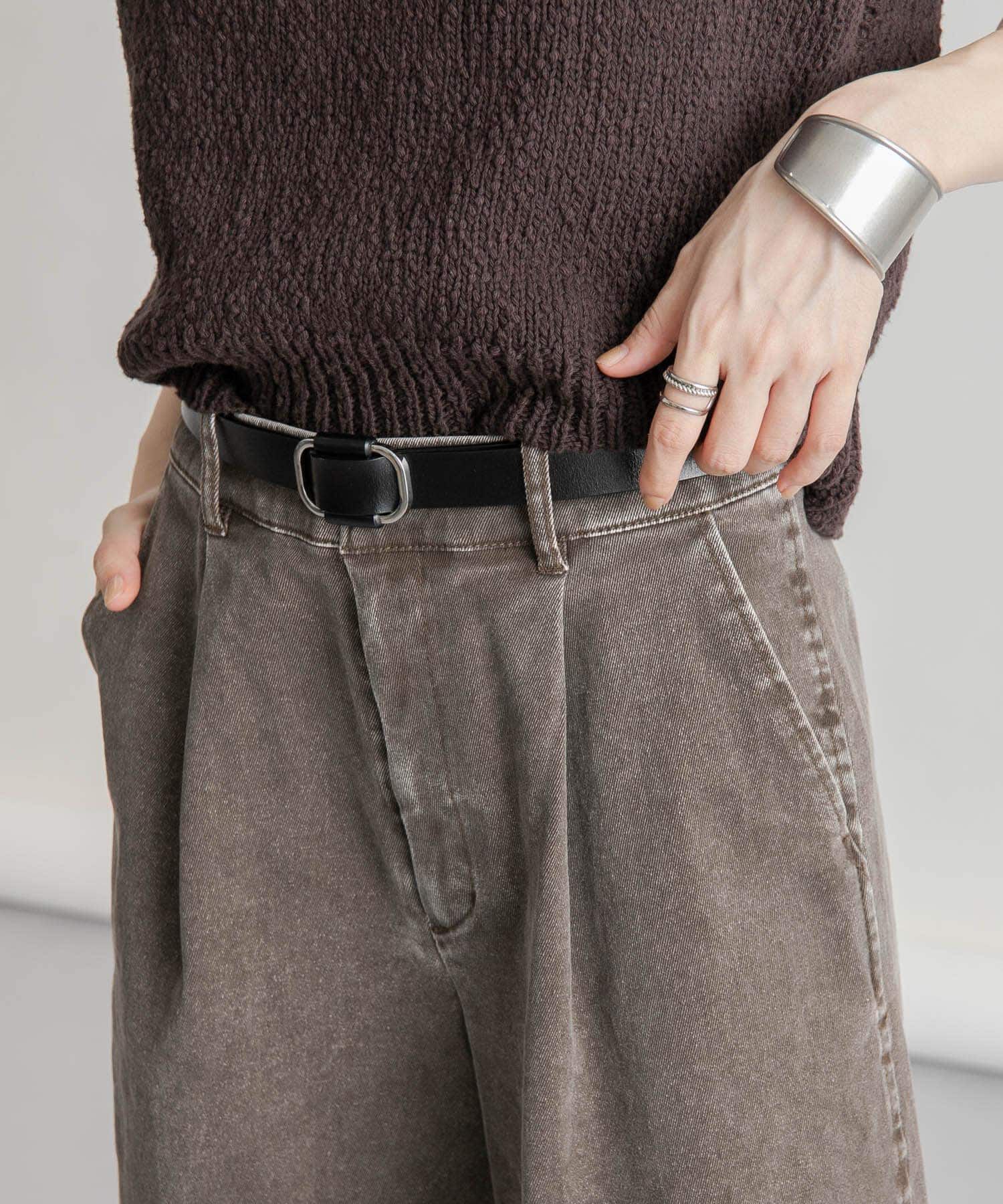  「ホールレスレザーベルト」|ベルト|