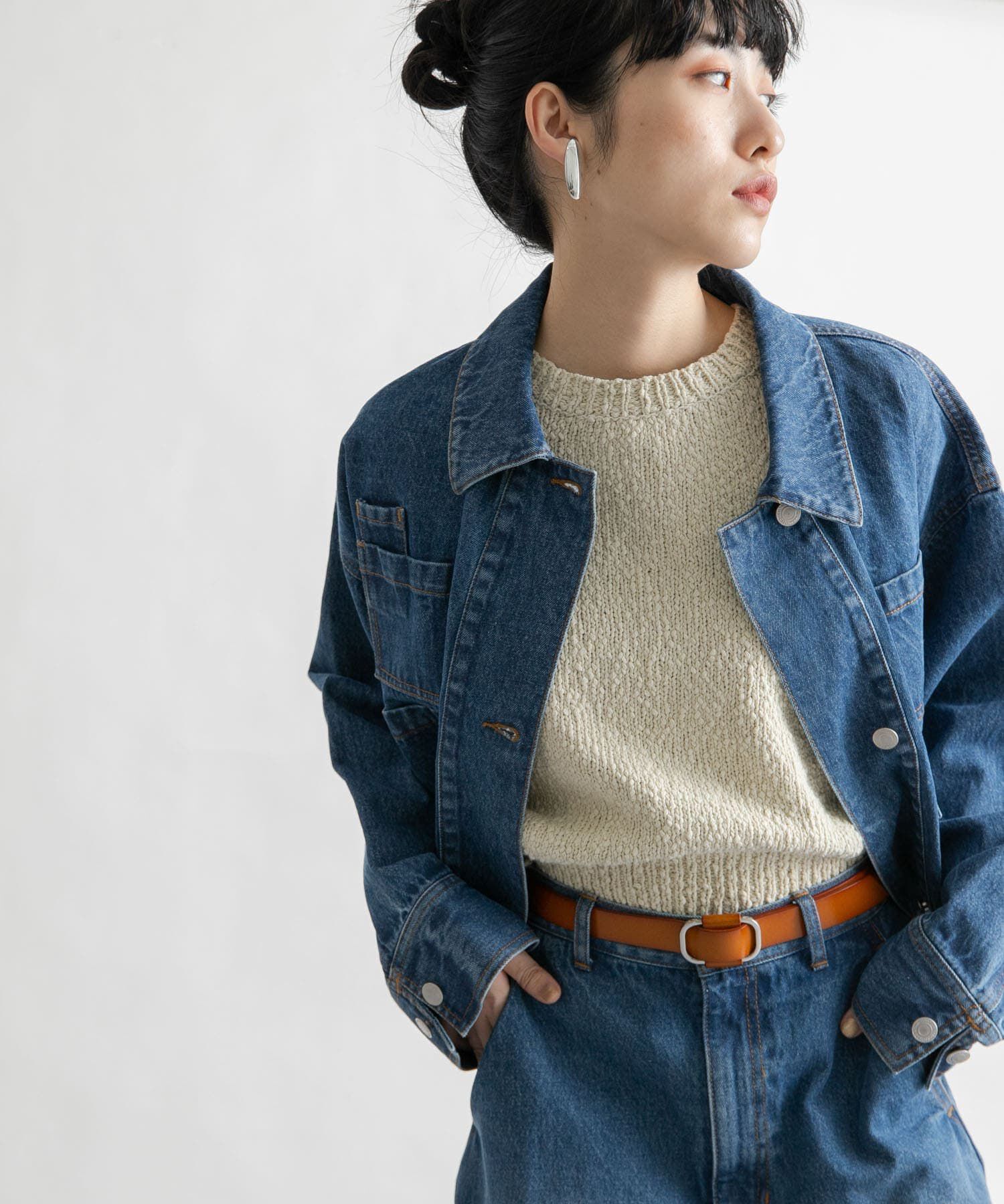  「ホールレスレザーベルト」|ベルト|