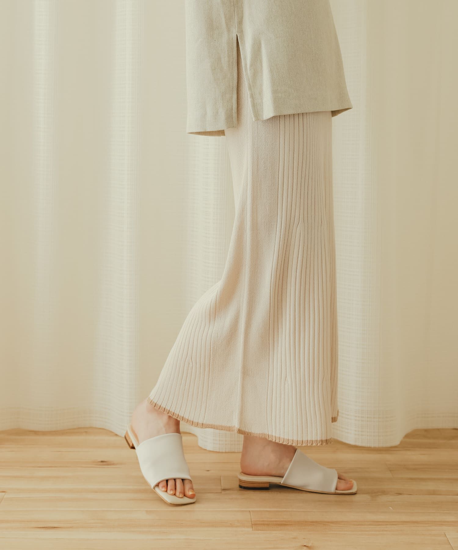 SENSE OF PLACE by URBAN RESEARCH「トリミングナローニットスカート」|スカート|