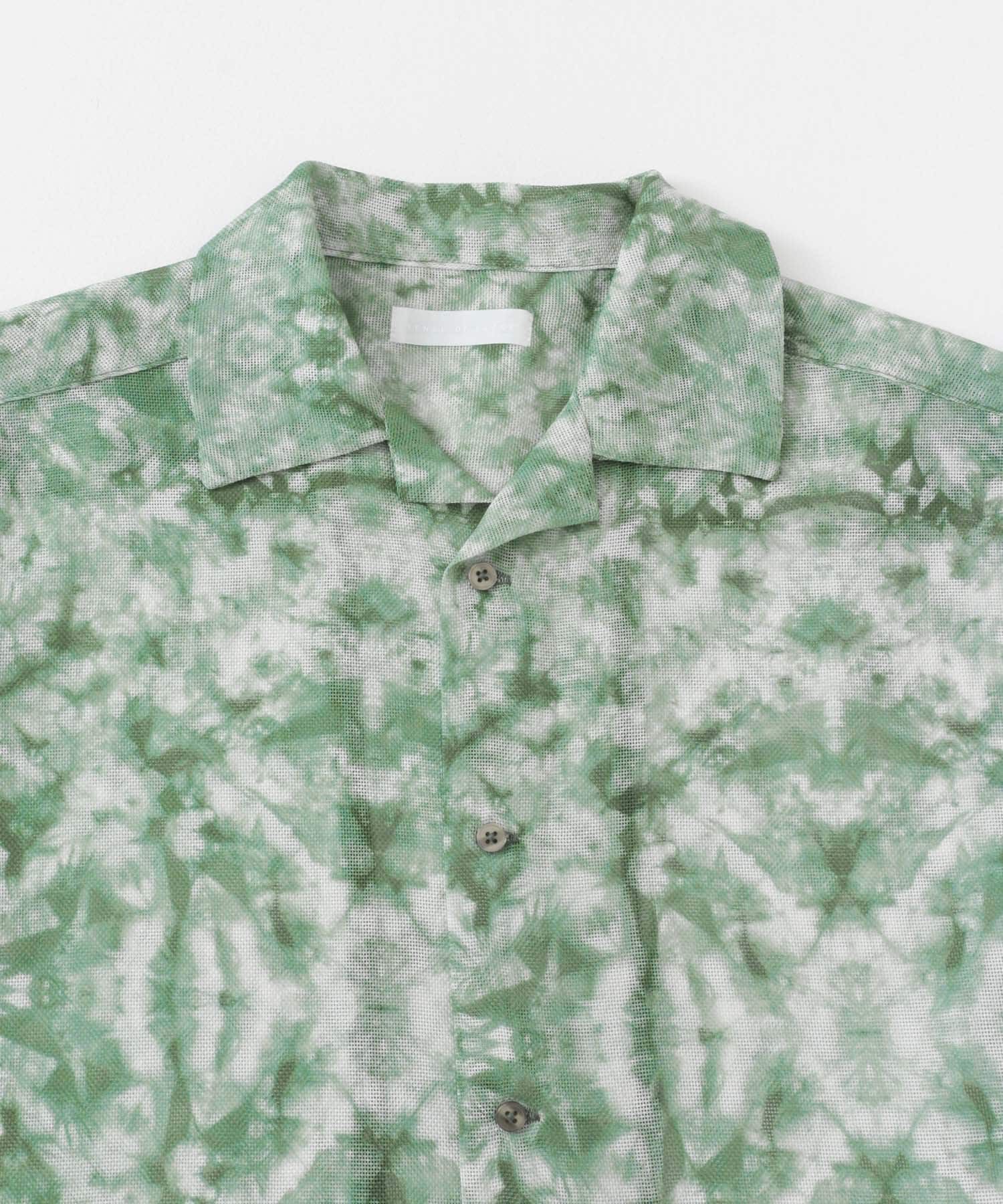 SENSE OF PLACE by URBAN RESEARCH「シアープリントオープンカラーショートスリーブシャツ」|シャツ・ブラウス|