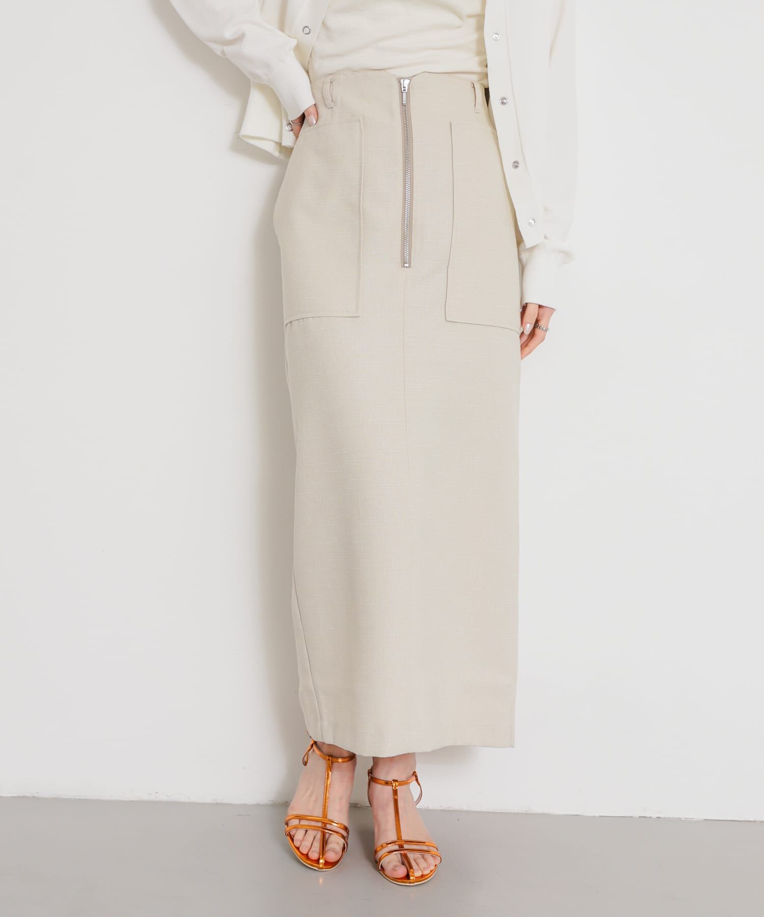 SENSE OF PLACE by URBAN RESEARCH「アウトポケットジップスカート」|スカート|