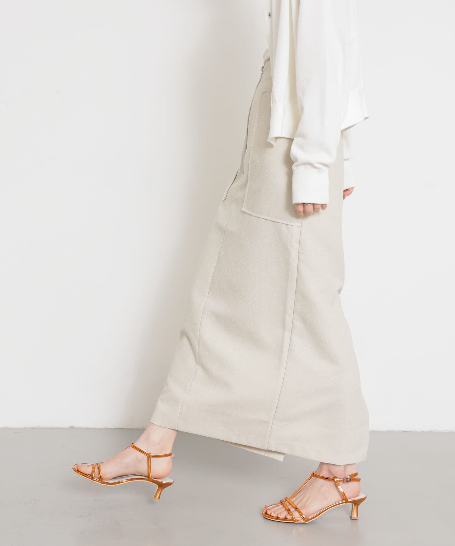 SENSE OF PLACE by URBAN RESEARCH「アウトポケットジップスカート」|スカート|