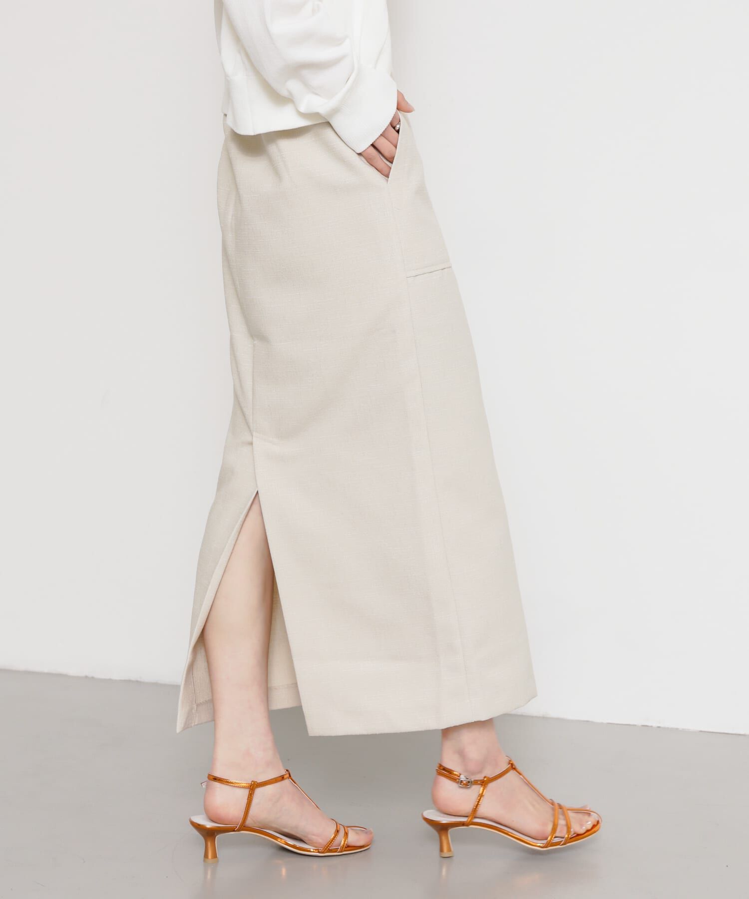 SENSE OF PLACE by URBAN RESEARCH「アウトポケットジップスカート」|スカート|