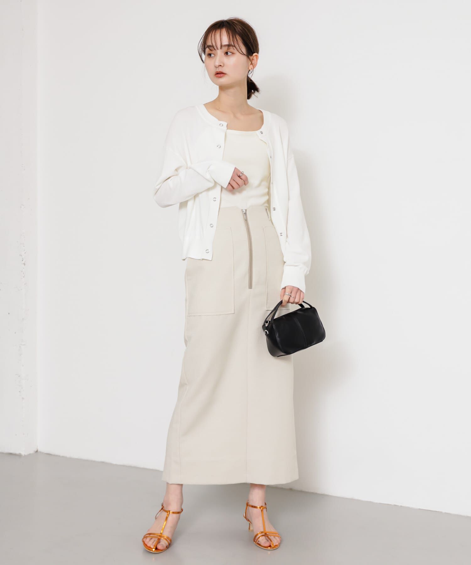 SENSE OF PLACE by URBAN RESEARCH「アウトポケットジップスカート」|スカート|