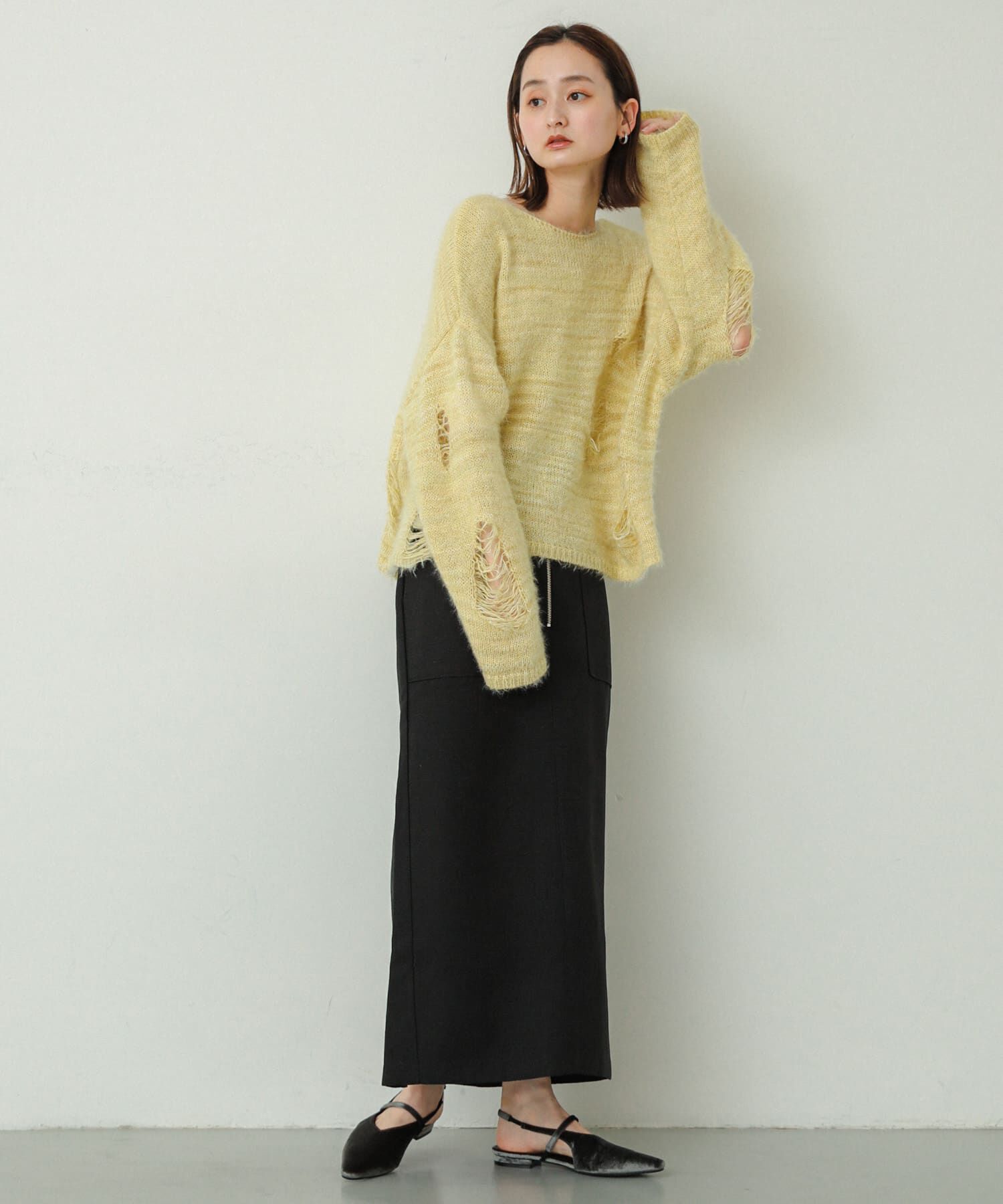 SENSE OF PLACE by URBAN RESEARCH「アウトポケットジップスカート」|スカート|