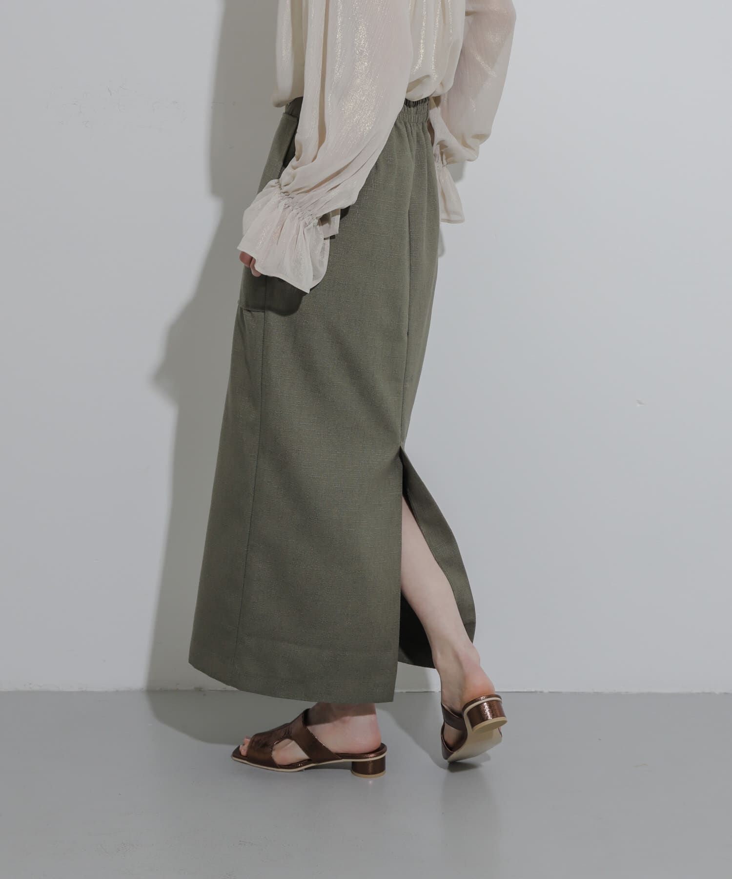 SENSE OF PLACE by URBAN RESEARCH「アウトポケットジップスカート」|スカート|