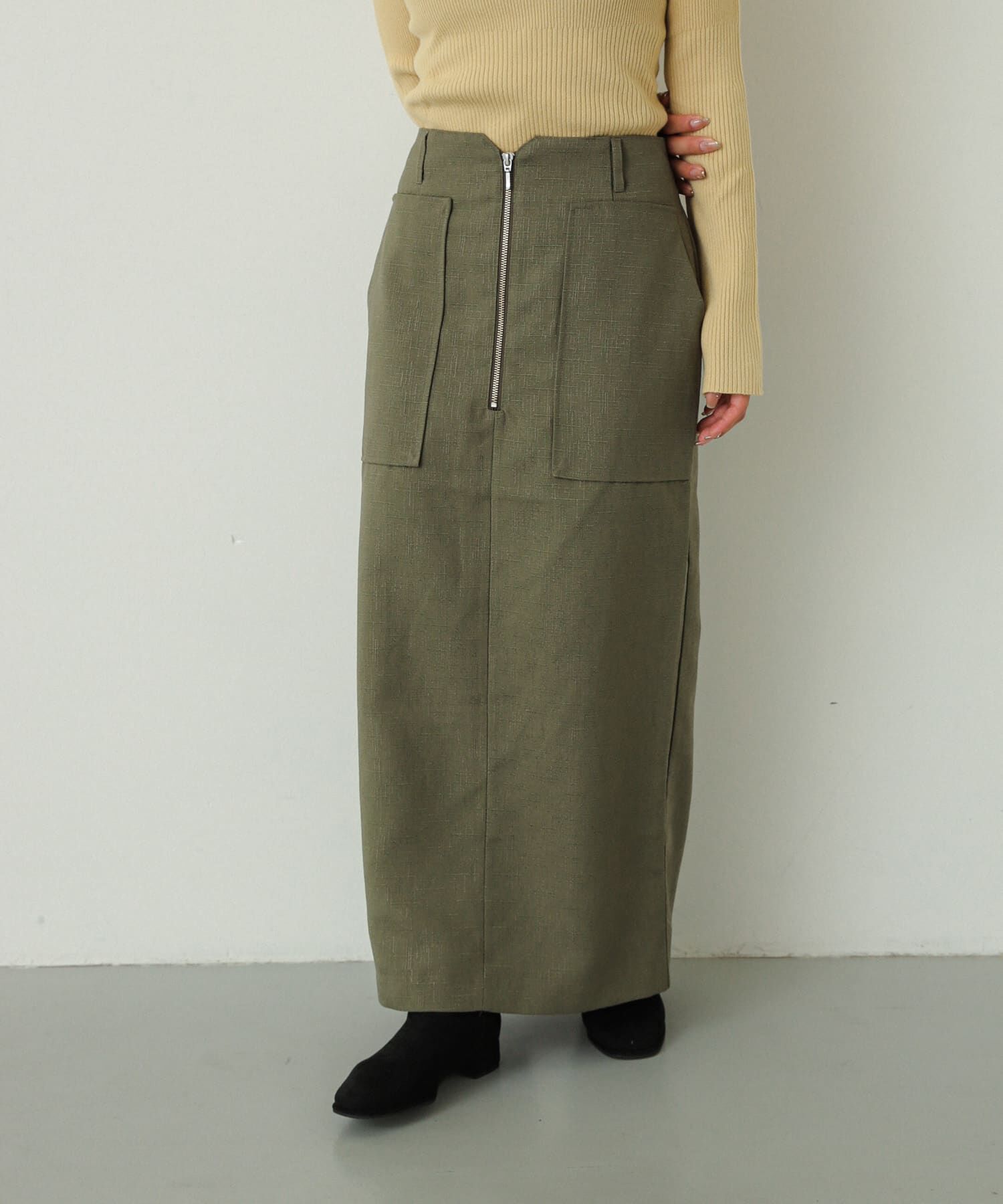 SENSE OF PLACE by URBAN RESEARCH「アウトポケットジップスカート」|スカート|