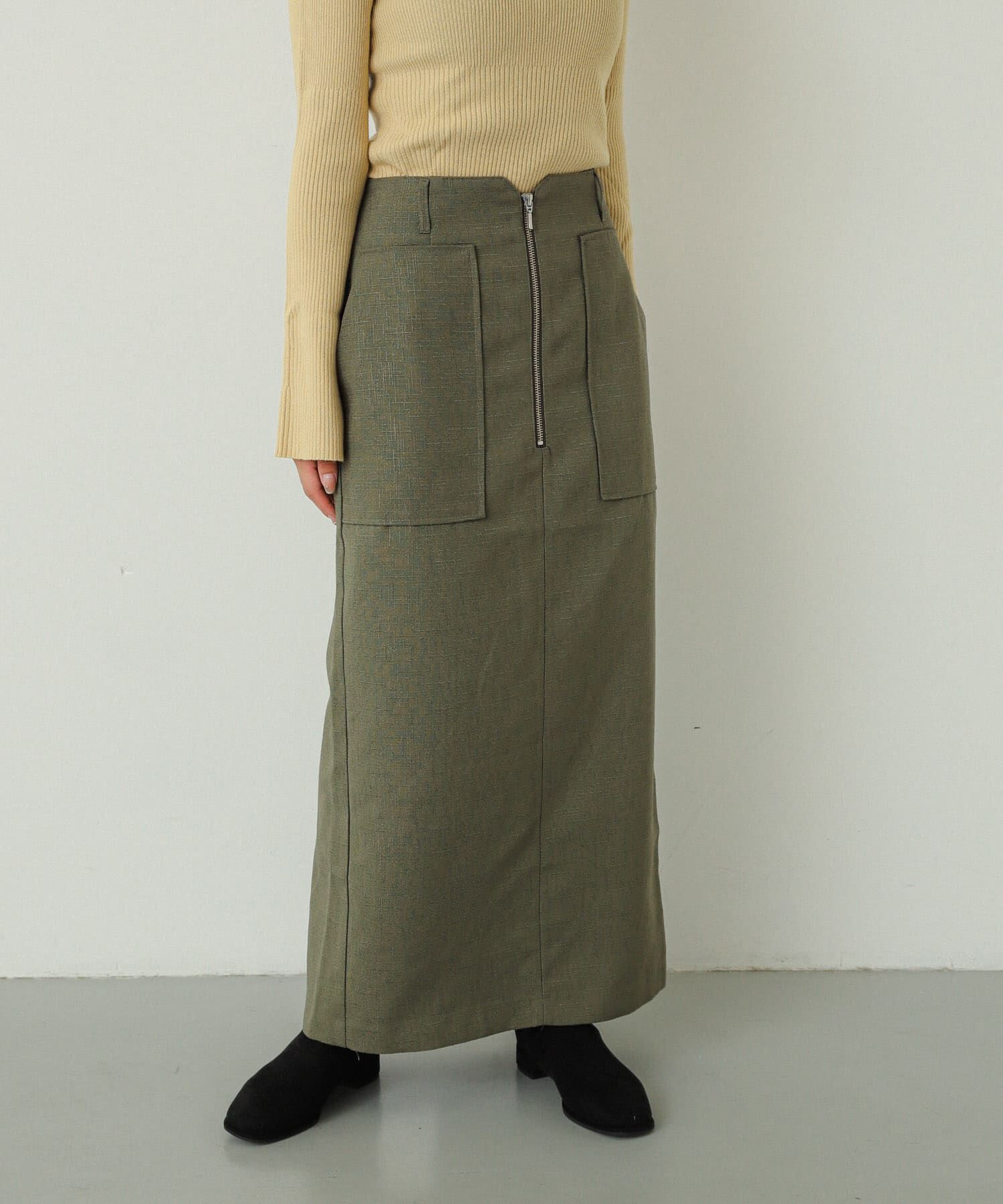 SENSE OF PLACE by URBAN RESEARCH「アウトポケットジップスカート」|スカート|