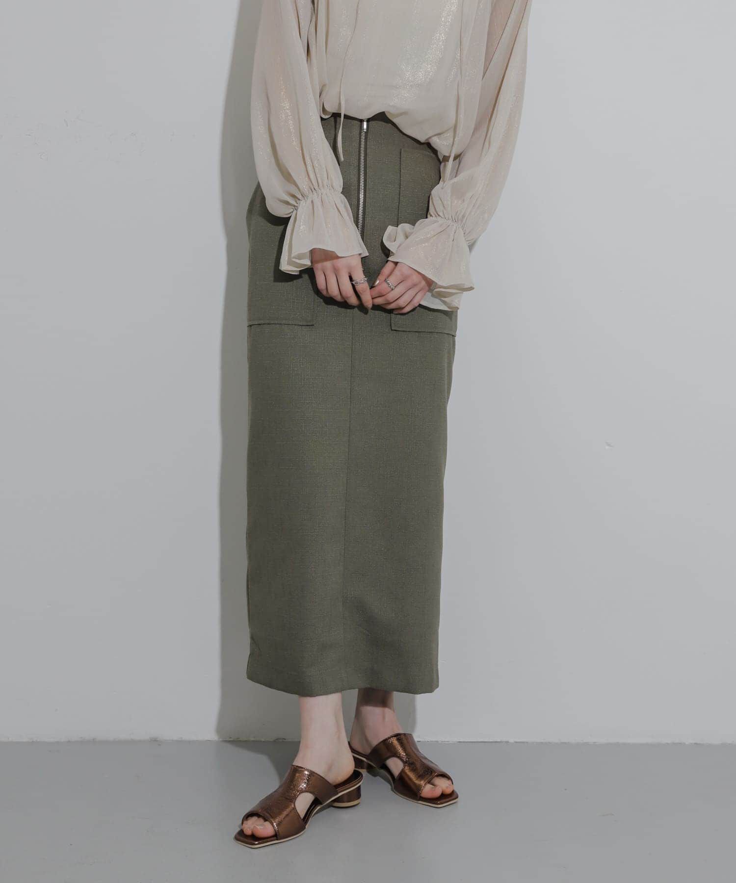 SENSE OF PLACE by URBAN RESEARCH「アウトポケットジップスカート」|スカート|