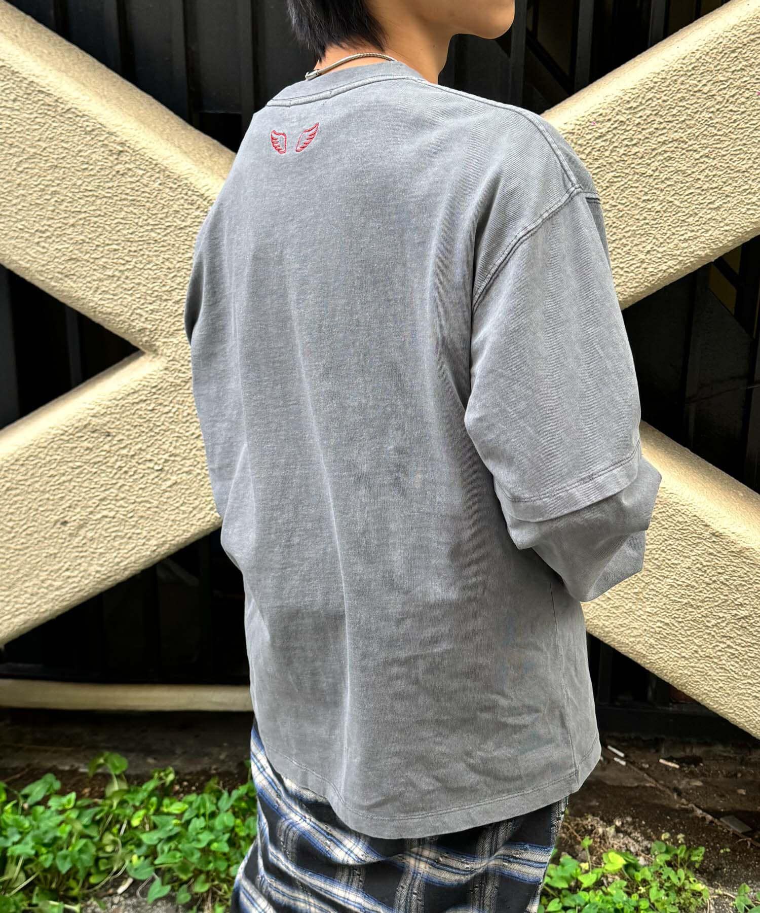 SENSE OF PLACE by URBAN RESEARCH「『別注』SHUHEI KOKI&times;SENSE OF PLACE　フェイクレイヤードTシャツ」|Tシャツ・カットソー|