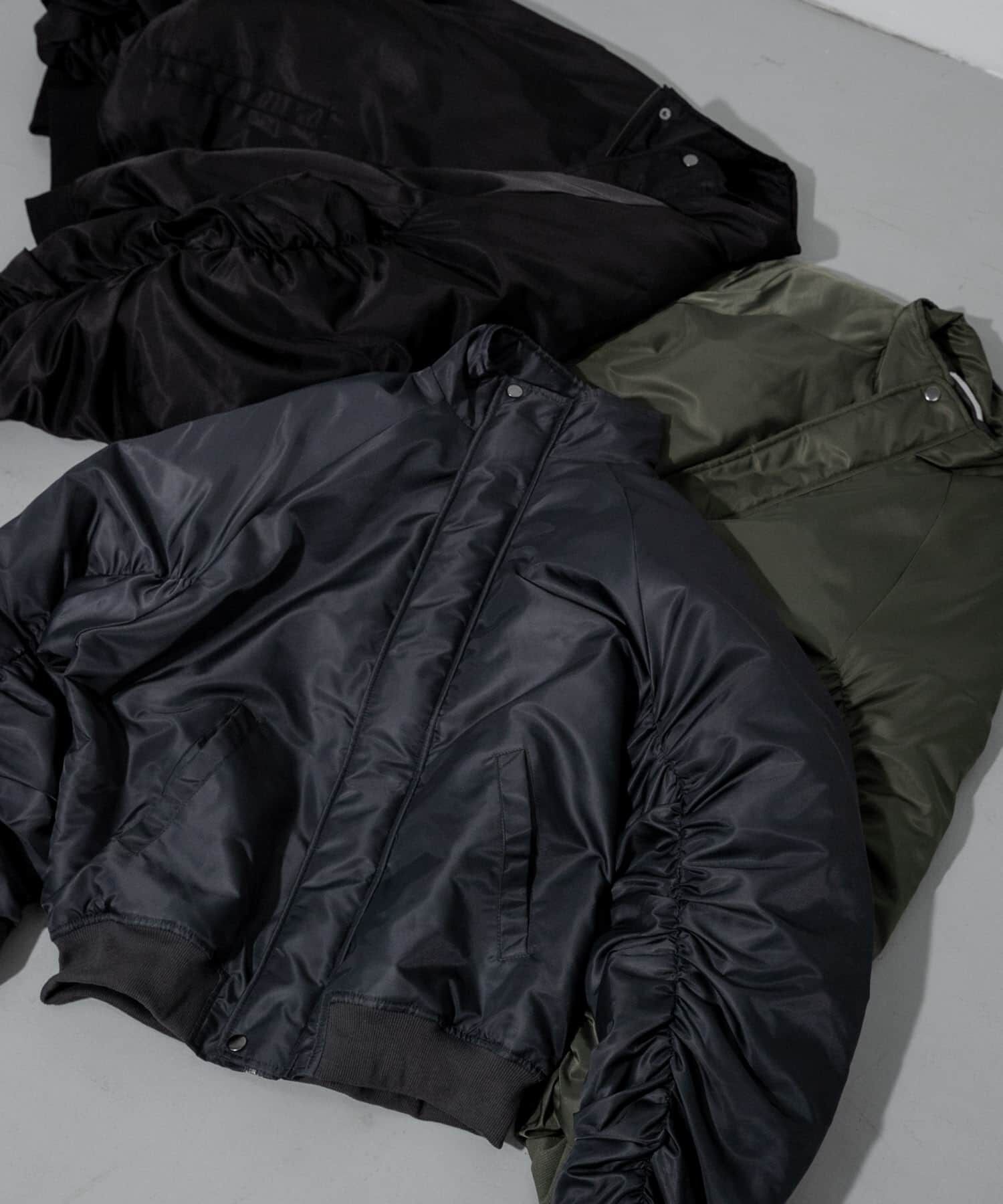 SENSE OF PLACE by URBAN RESEARCH「『ユニセックス』ナイロンギャザースタンドブルゾン」|その他|