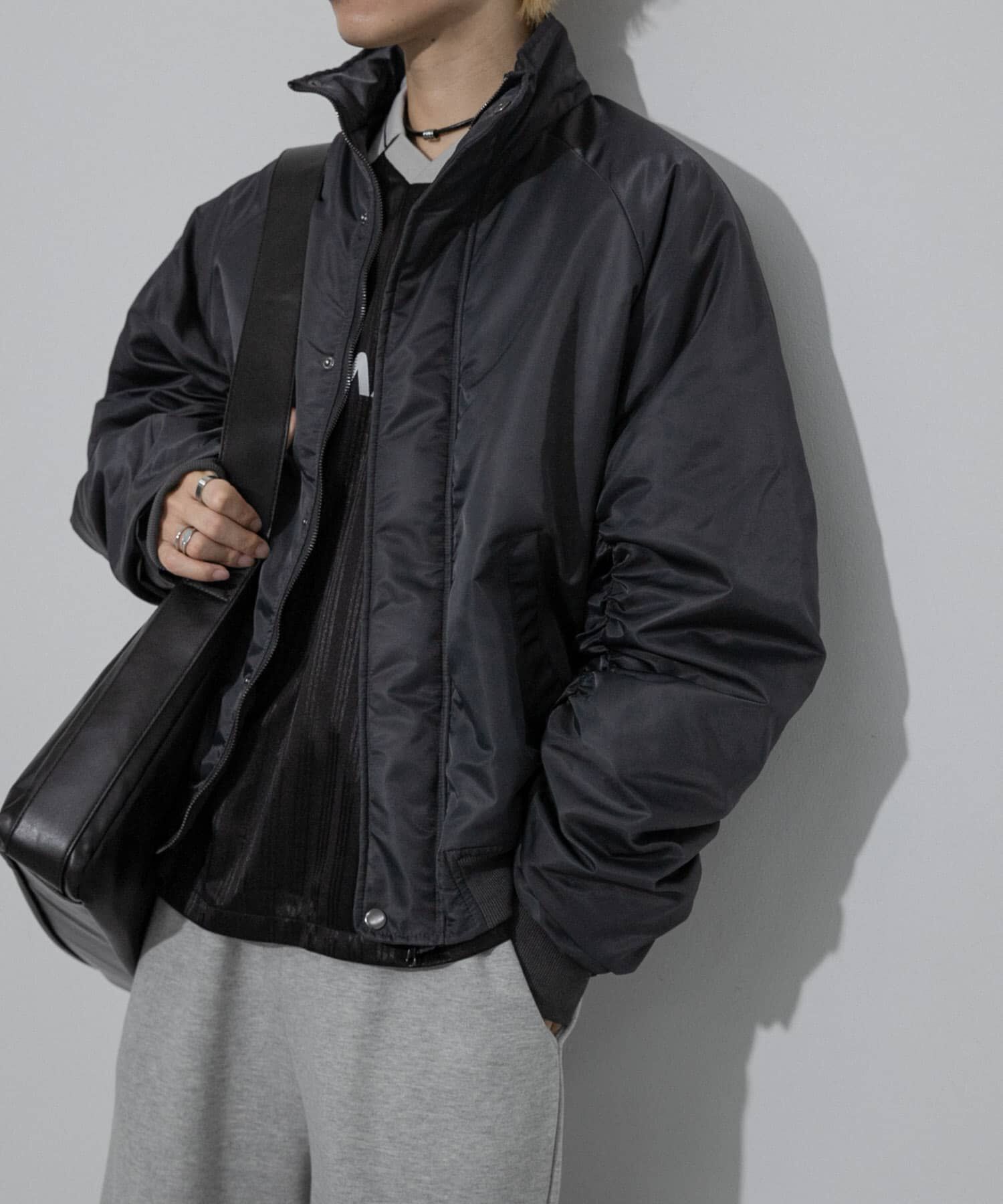 SENSE OF PLACE by URBAN RESEARCH「『ユニセックス』ナイロンギャザースタンドブルゾン」|その他|