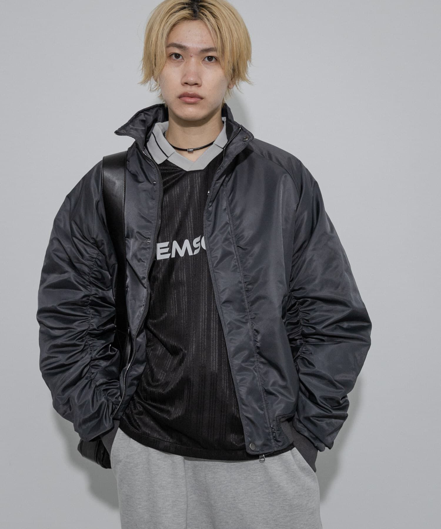 SENSE OF PLACE by URBAN RESEARCH「『ユニセックス』ナイロンギャザースタンドブルゾン」|その他|