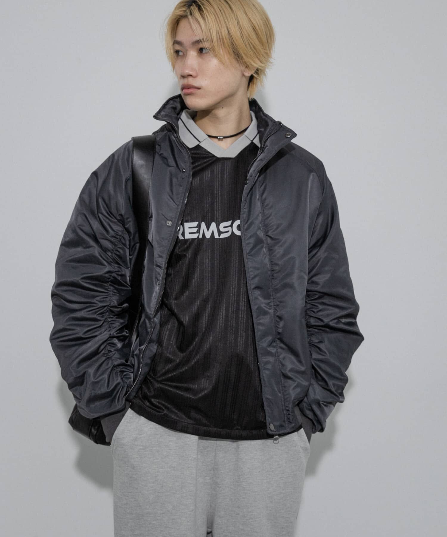 SENSE OF PLACE by URBAN RESEARCH「『ユニセックス』ナイロンギャザースタンドブルゾン」|その他|