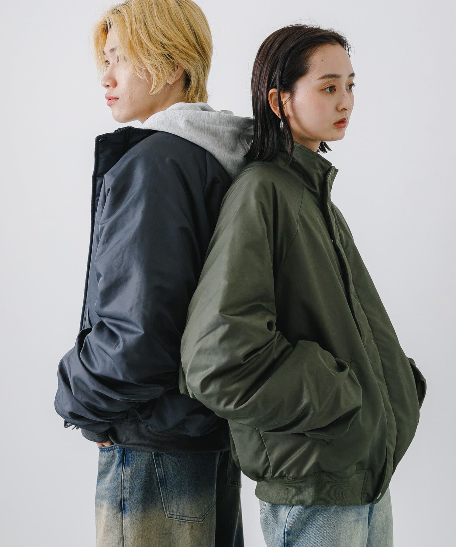 SENSE OF PLACE by URBAN RESEARCH「『ユニセックス』ナイロンギャザースタンドブルゾン」|その他|