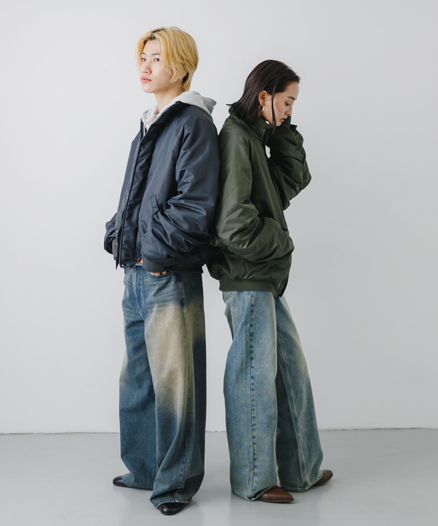 SENSE OF PLACE by URBAN RESEARCH「『ユニセックス』ナイロンギャザースタンドブルゾン」|その他|