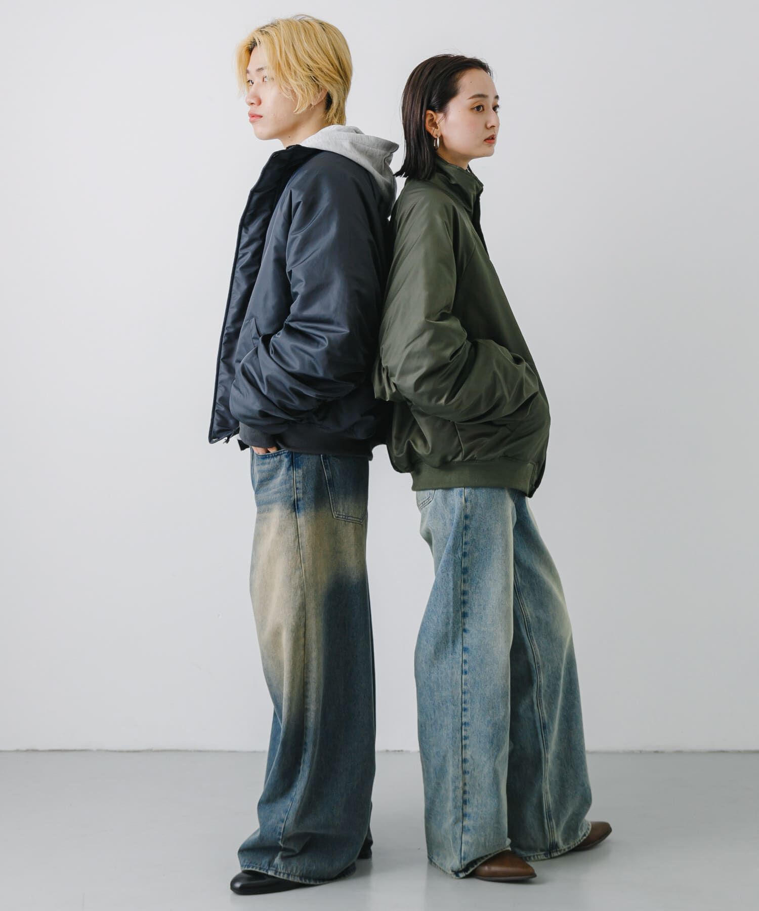 SENSE OF PLACE by URBAN RESEARCH「『ユニセックス』ナイロンギャザースタンドブルゾン」|その他|