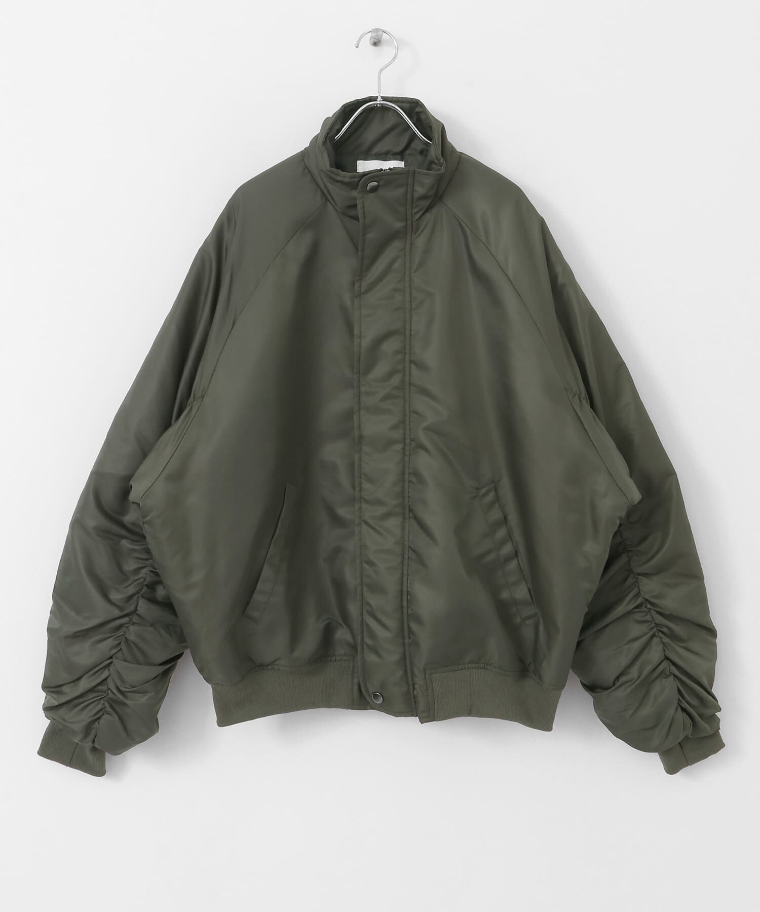 SENSE OF PLACE by URBAN RESEARCH「『ユニセックス』ナイロンギャザースタンドブルゾン」|その他|