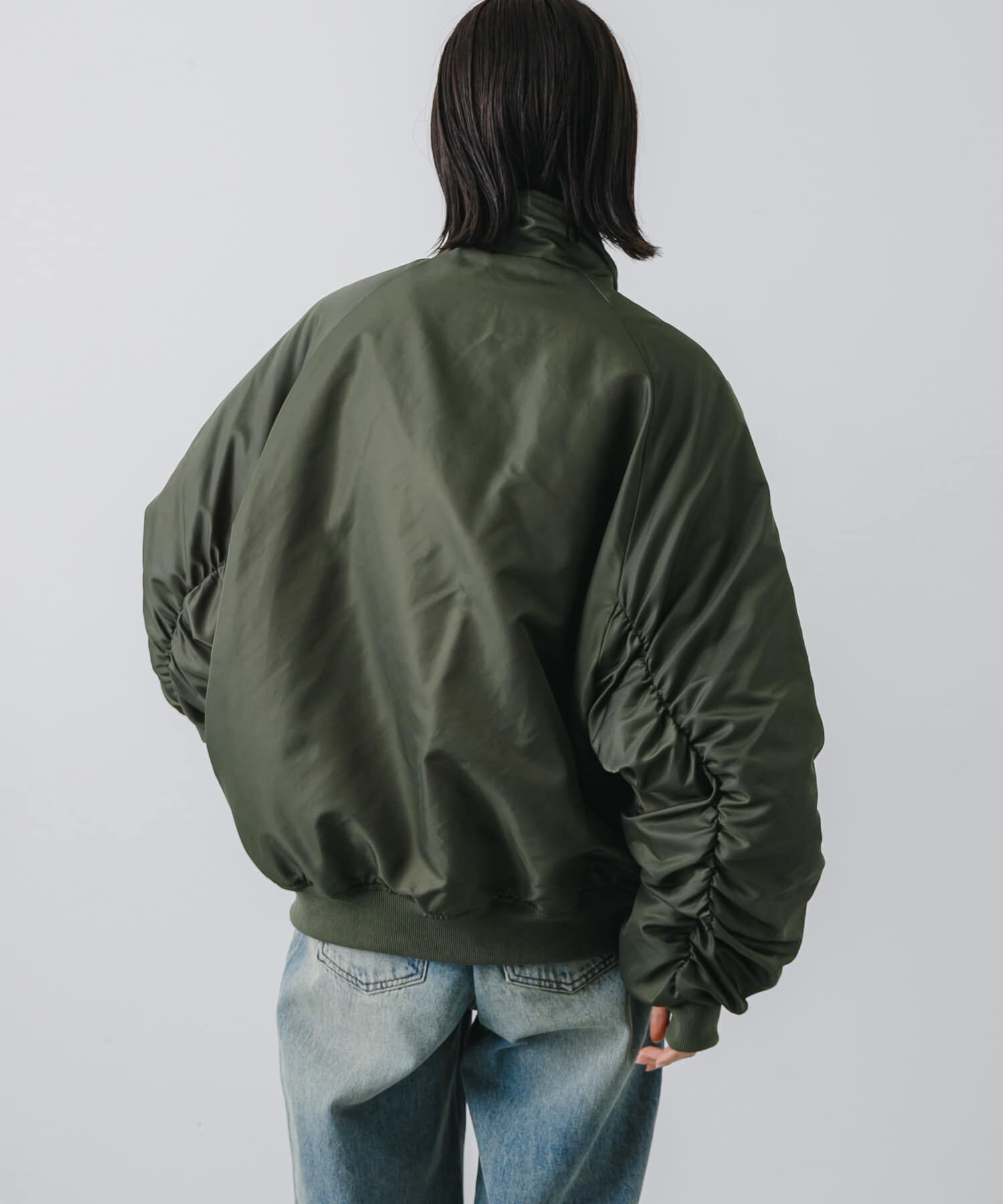 SENSE OF PLACE by URBAN RESEARCH「『ユニセックス』ナイロンギャザースタンドブルゾン」|その他|