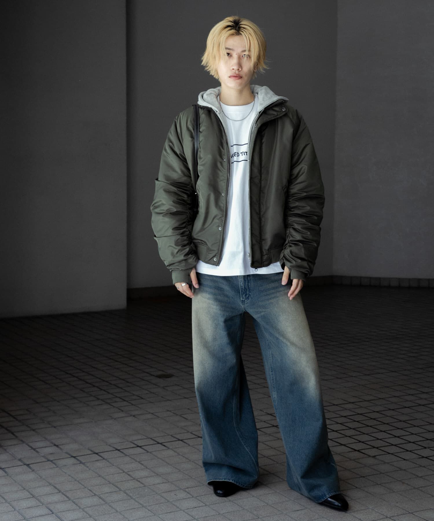 SENSE OF PLACE by URBAN RESEARCH「『ユニセックス』ナイロンギャザースタンドブルゾン」|その他|