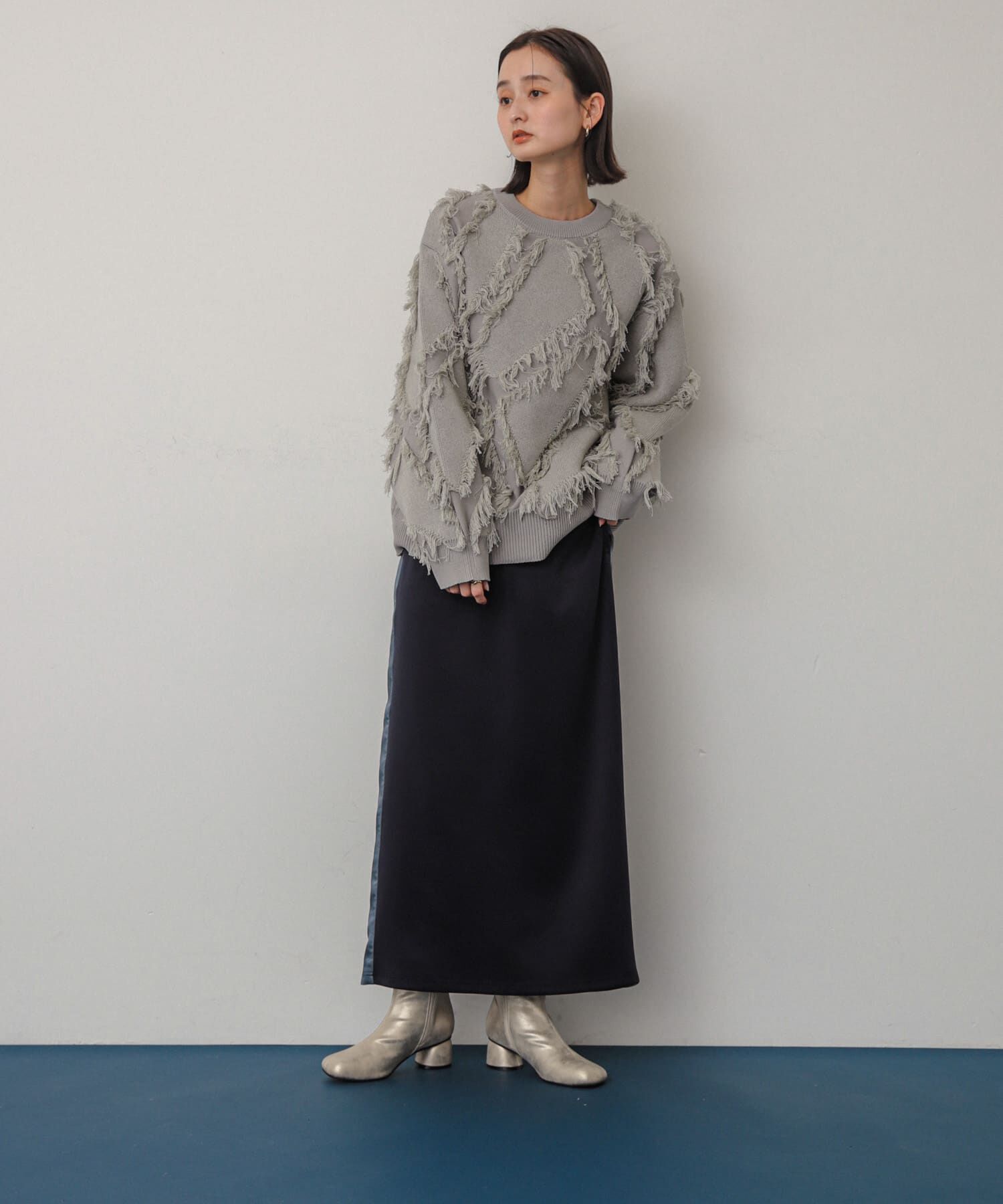 SENSE OF PLACE by URBAN RESEARCH「サテンキリカエラインスカート」|スカート|