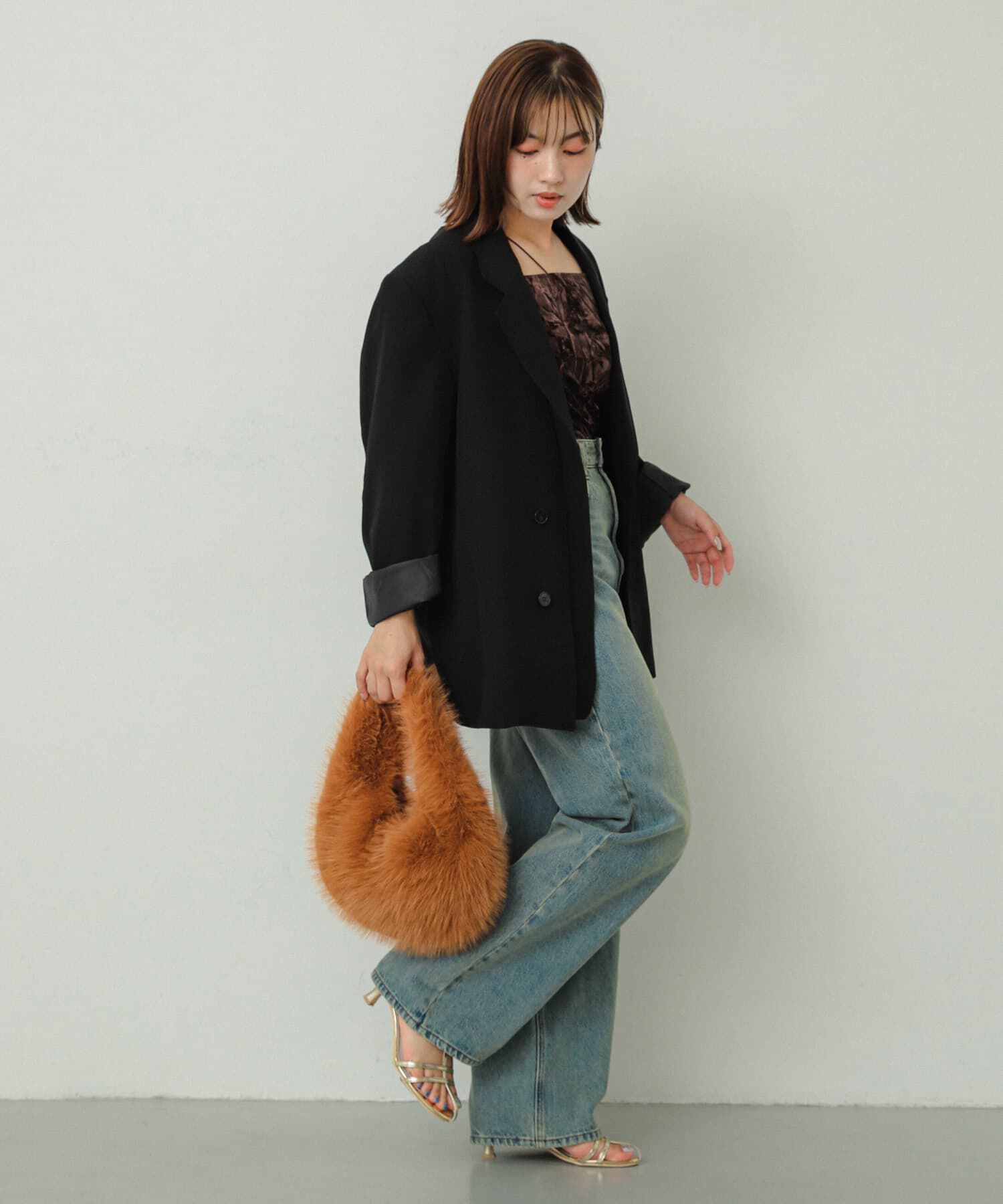 SENSE OF PLACE by URBAN RESEARCH「ファーラウンドバッグ」|ハンドバッグ|