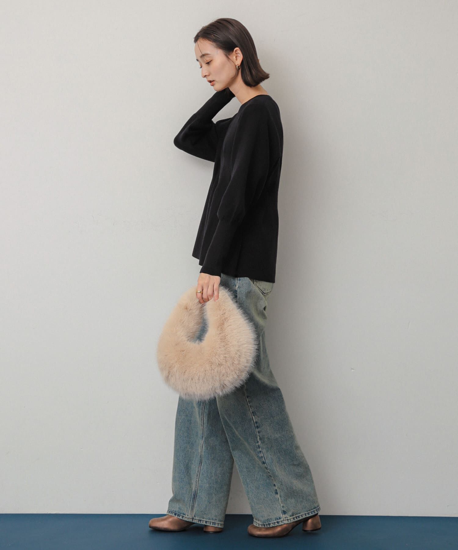 SENSE OF PLACE by URBAN RESEARCH「ファーラウンドバッグ」|ハンドバッグ|