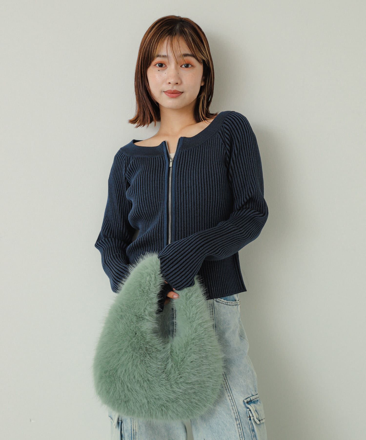 SENSE OF PLACE by URBAN RESEARCH「ファーラウンドバッグ」|ハンドバッグ|