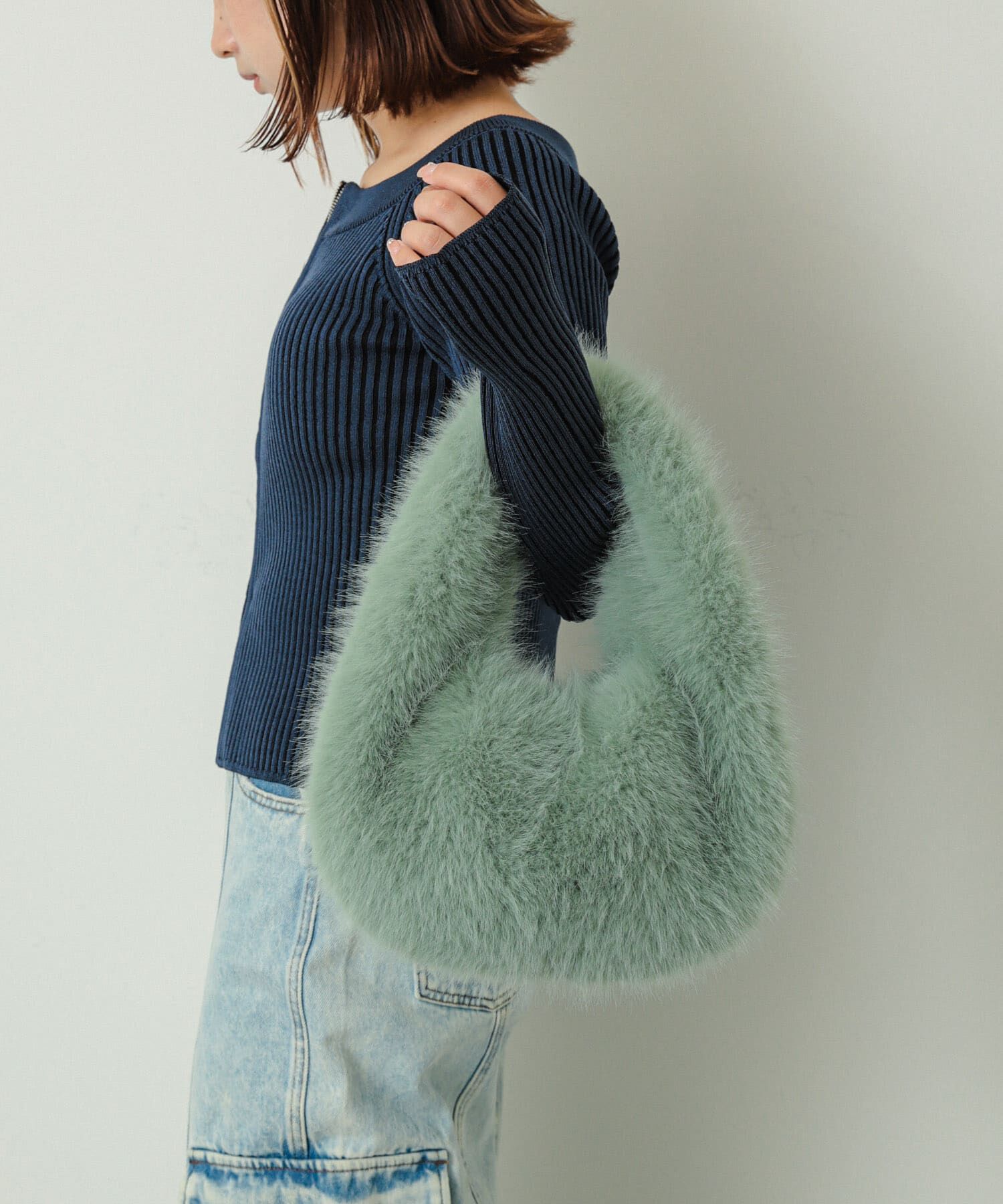 SENSE OF PLACE by URBAN RESEARCH「ファーラウンドバッグ」|ハンドバッグ|