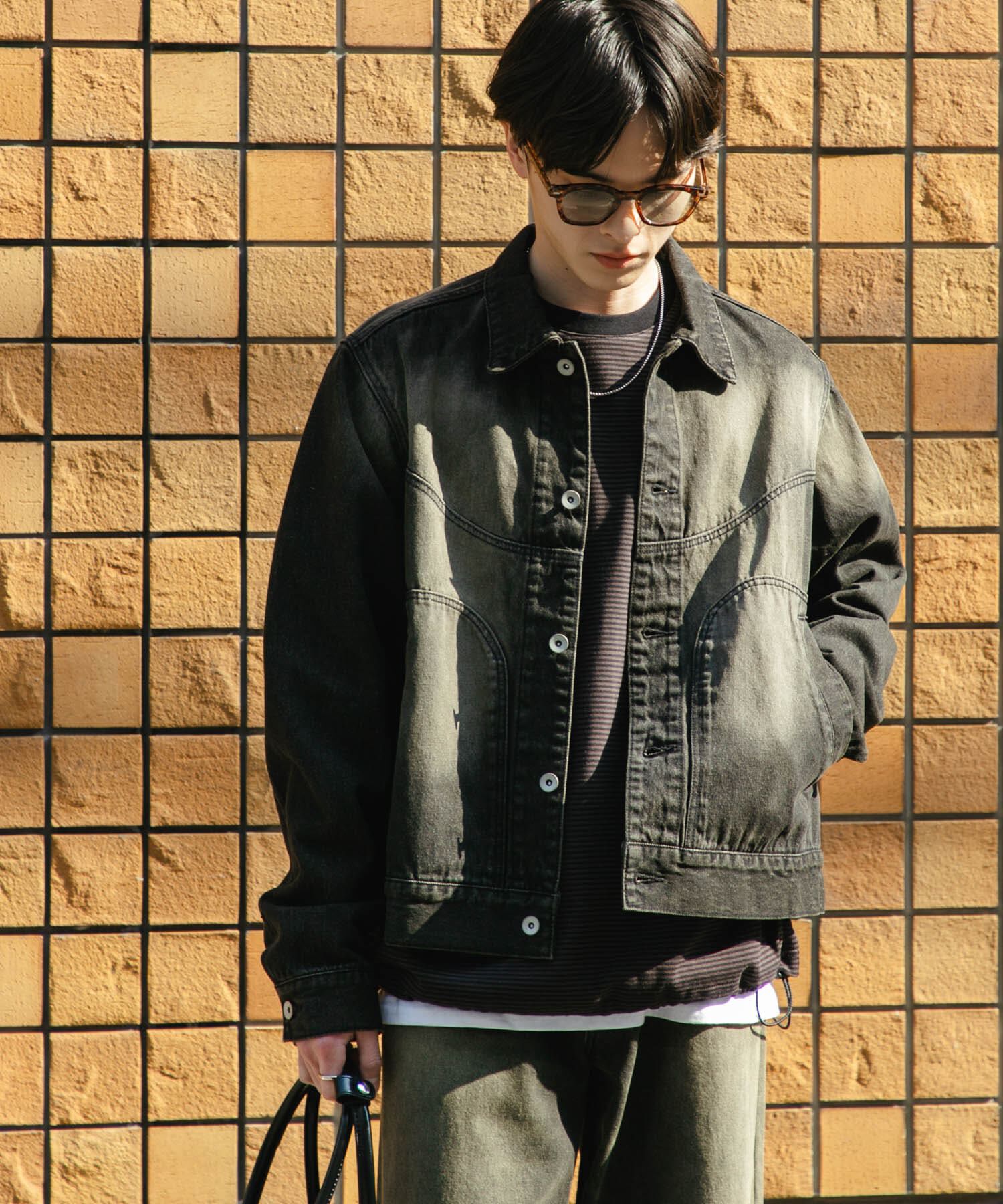 SENSE OF PLACE by URBAN RESEARCH「『ﾕﾆｾｯｸｽ』『ｾｯﾄｱｯﾌﾟ対応』ｳﾞｨﾝﾃｰｼﾞﾗｲｸﾃﾞﾆ 」|デニムジャケット|