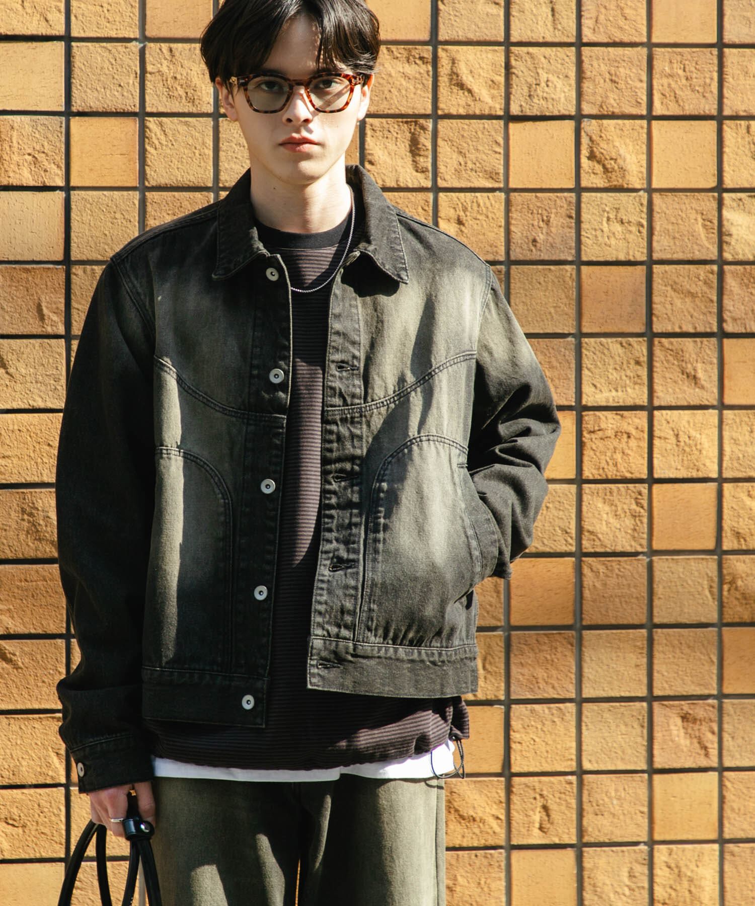 SENSE OF PLACE by URBAN RESEARCH「『ﾕﾆｾｯｸｽ』『ｾｯﾄｱｯﾌﾟ対応』ｳﾞｨﾝﾃｰｼﾞﾗｲｸﾃﾞﾆ 」|デニムジャケット|