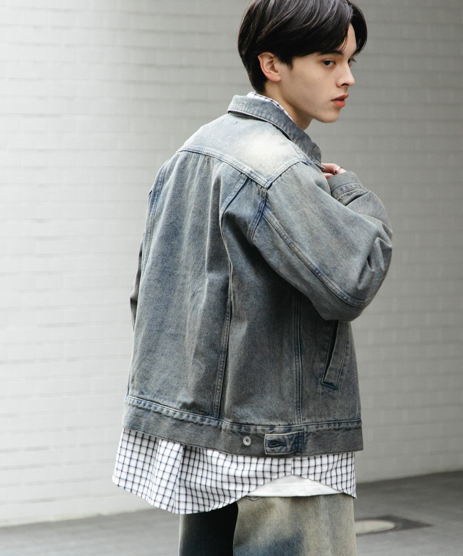 SENSE OF PLACE by URBAN RESEARCH「『ﾕﾆｾｯｸｽ』『ｾｯﾄｱｯﾌﾟ対応』ｳﾞｨﾝﾃｰｼﾞﾗｲｸﾃﾞﾆ 」|デニムジャケット|