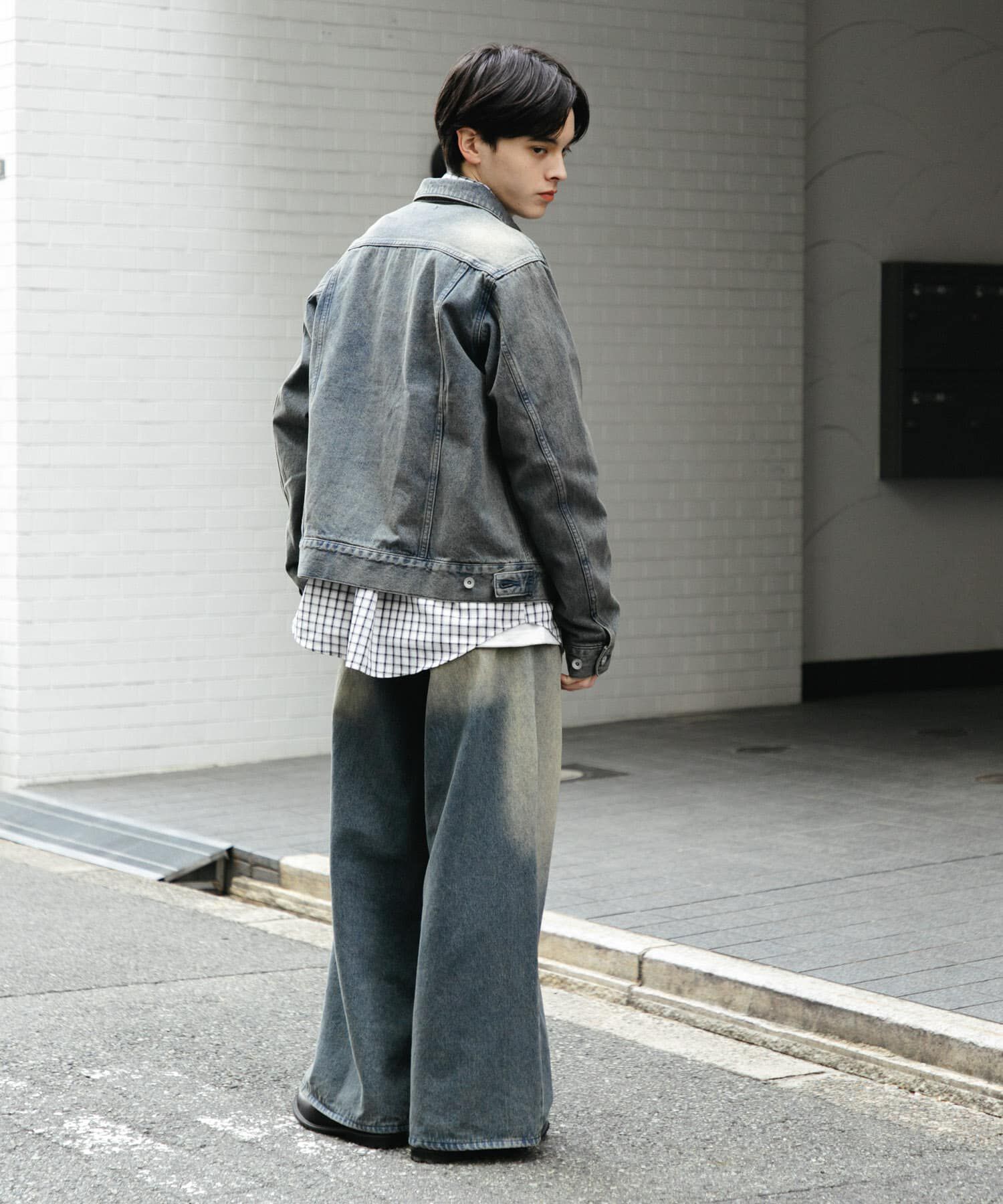 SENSE OF PLACE by URBAN RESEARCH「『ﾕﾆｾｯｸｽ』『ｾｯﾄｱｯﾌﾟ対応』ｳﾞｨﾝﾃｰｼﾞﾗｲｸﾃﾞﾆ 」|デニムジャケット|