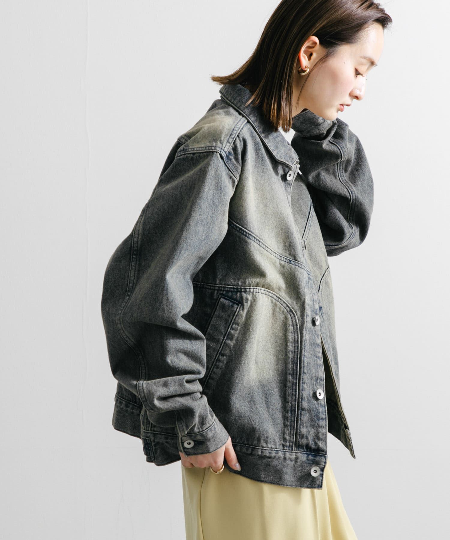 SENSE OF PLACE by URBAN RESEARCH「『ﾕﾆｾｯｸｽ』『ｾｯﾄｱｯﾌﾟ対応』ｳﾞｨﾝﾃｰｼﾞﾗｲｸﾃﾞﾆ 」|デニムジャケット|