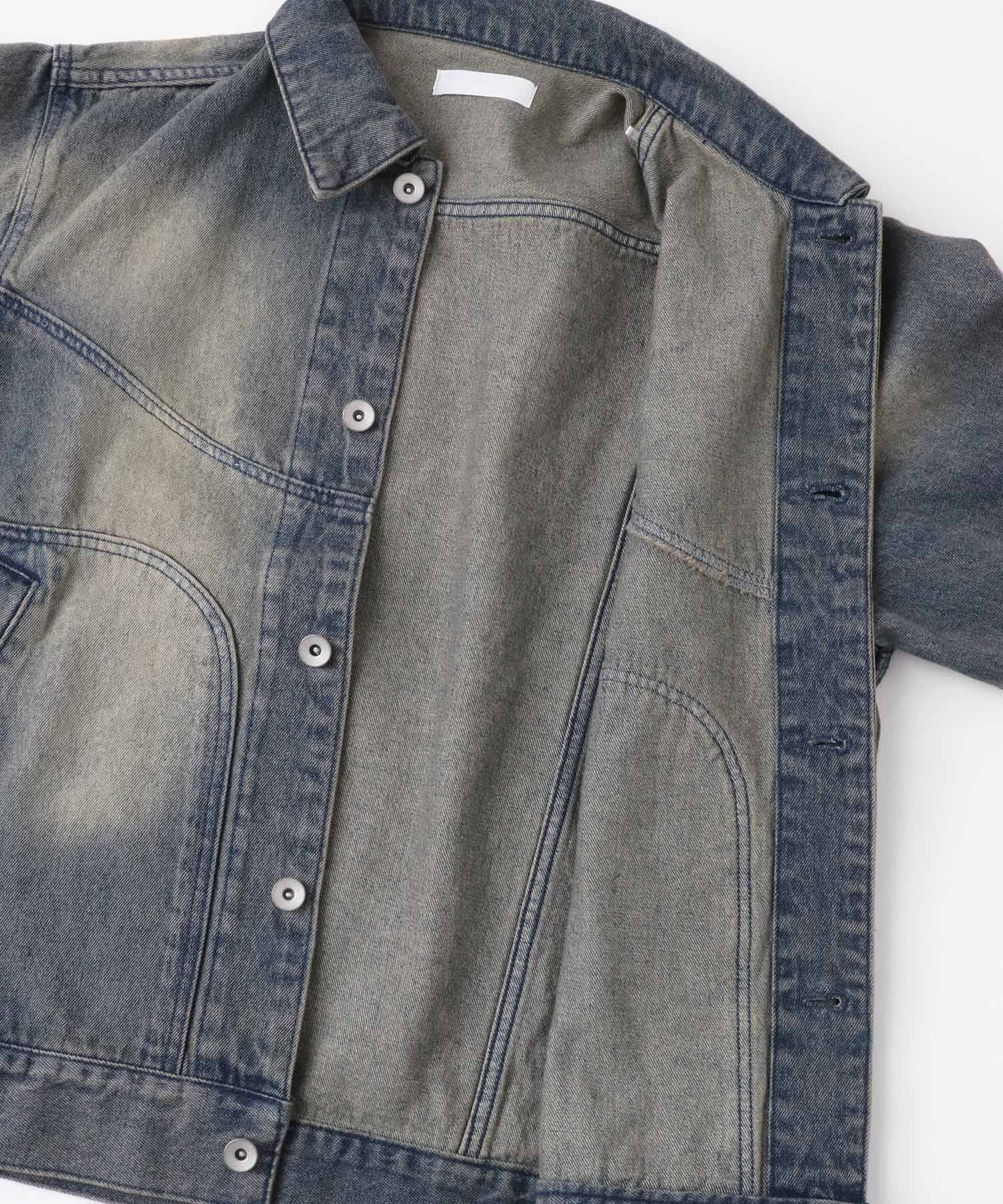 SENSE OF PLACE by URBAN RESEARCH「『ﾕﾆｾｯｸｽ』『ｾｯﾄｱｯﾌﾟ対応』ｳﾞｨﾝﾃｰｼﾞﾗｲｸﾃﾞﾆ 」|デニムジャケット|