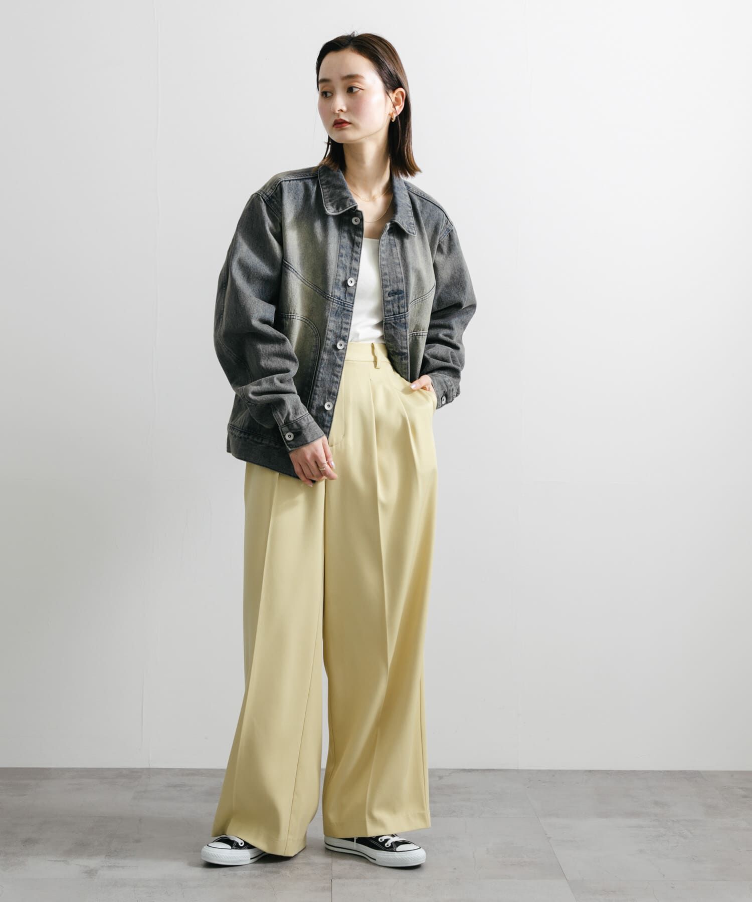 SENSE OF PLACE by URBAN RESEARCH「『ﾕﾆｾｯｸｽ』『ｾｯﾄｱｯﾌﾟ対応』ｳﾞｨﾝﾃｰｼﾞﾗｲｸﾃﾞﾆ 」|デニムジャケット|