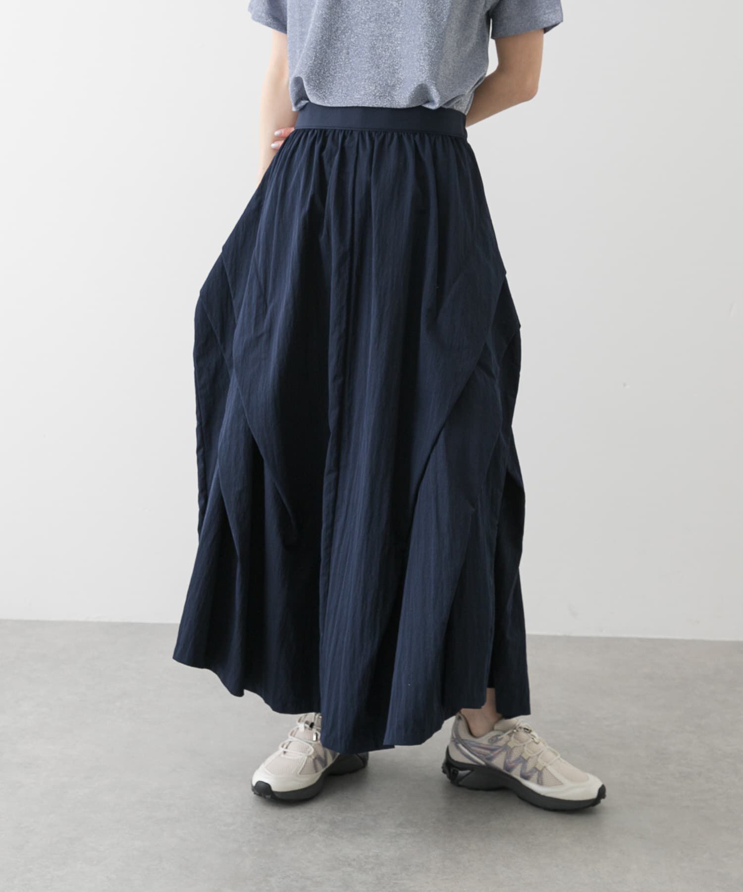 SENSE OF PLACE by URBAN RESEARCH「サイドタックギャザースカート」|スカート|