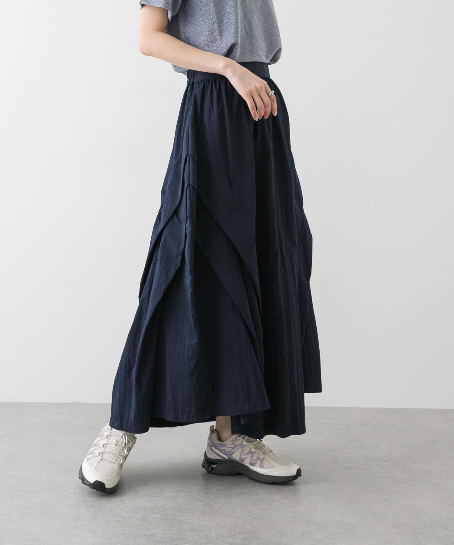 SENSE OF PLACE by URBAN RESEARCH「サイドタックギャザースカート」|スカート|