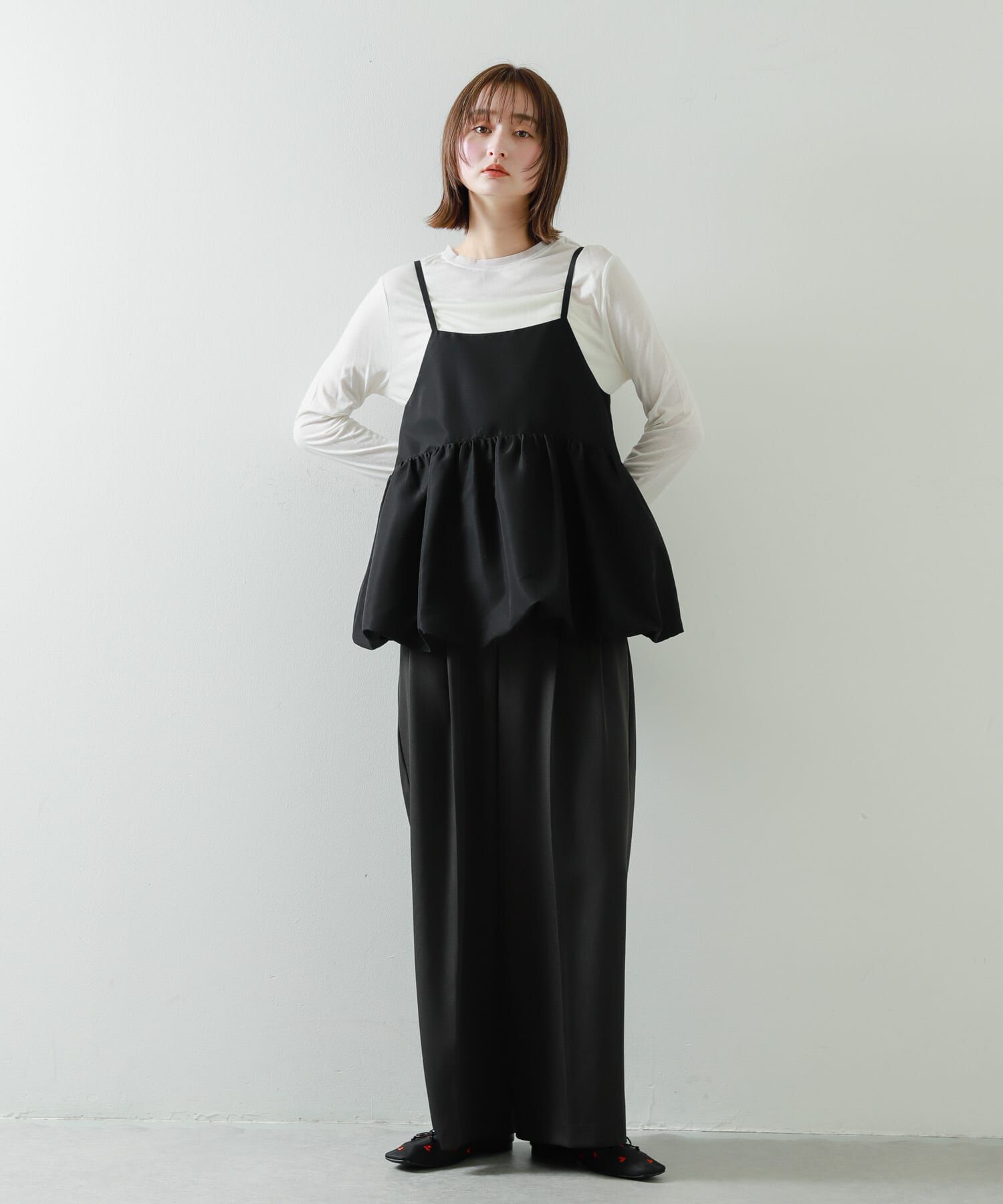 SENSE OF PLACE by URBAN RESEARCH「ハートチュールフラットシューズ」|バレエシューズ|