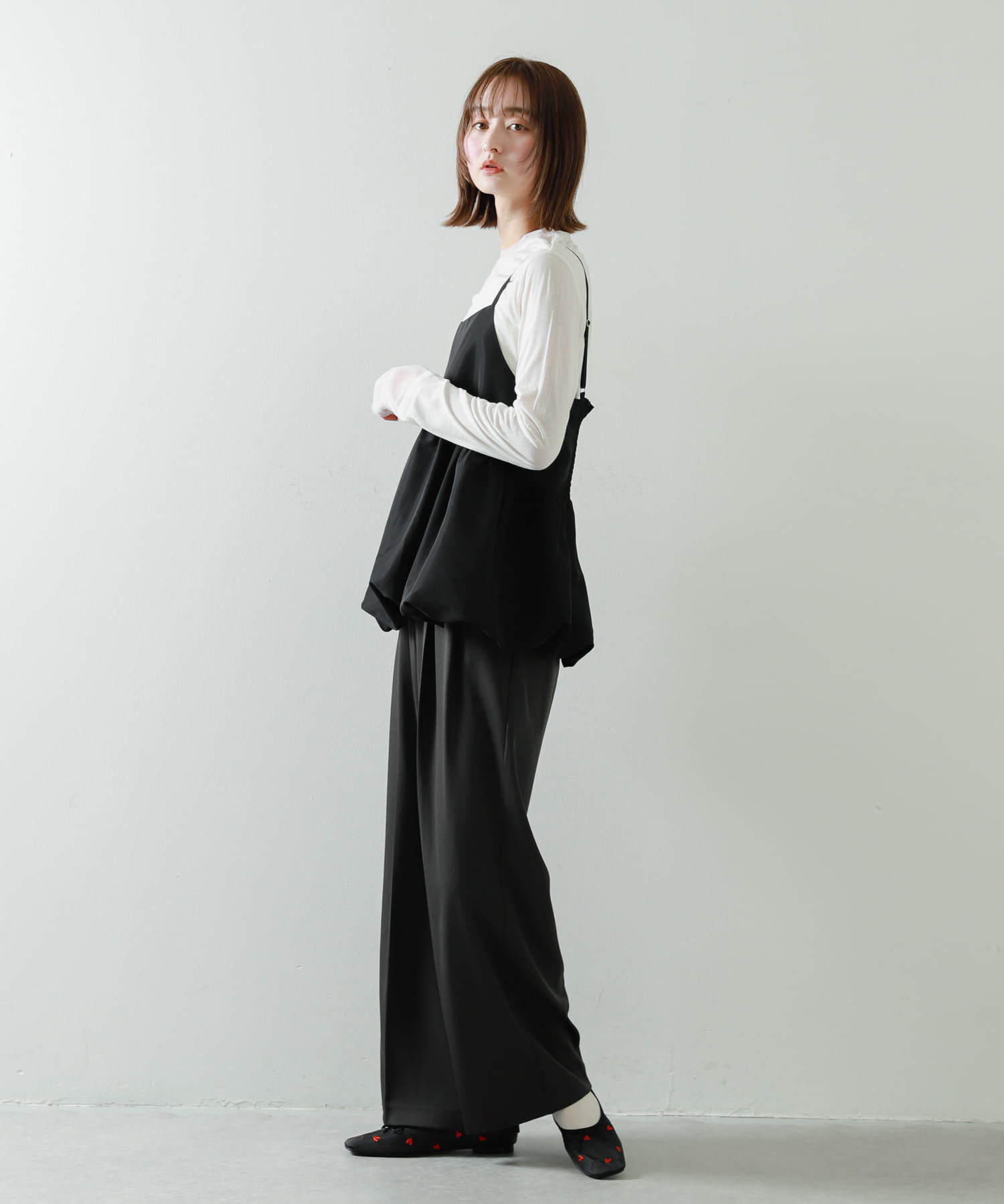 SENSE OF PLACE by URBAN RESEARCH「ハートチュールフラットシューズ」|バレエシューズ|