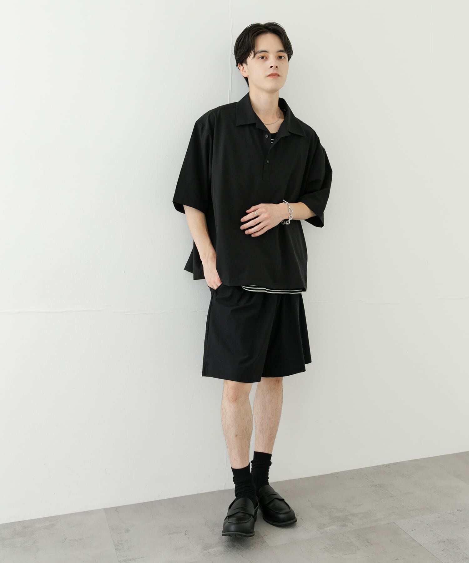 SENSE OF PLACE by URBAN RESEARCH「ストレッチショートスリーブポロシャツ」|ポロシャツ|