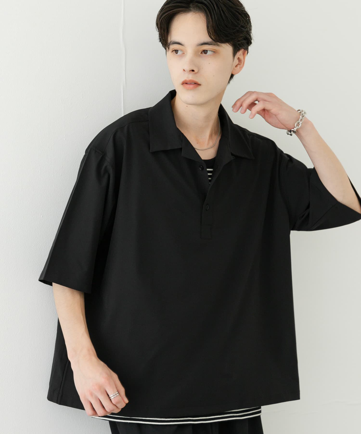 SENSE OF PLACE by URBAN RESEARCH「ストレッチショートスリーブポロシャツ」|ポロシャツ|